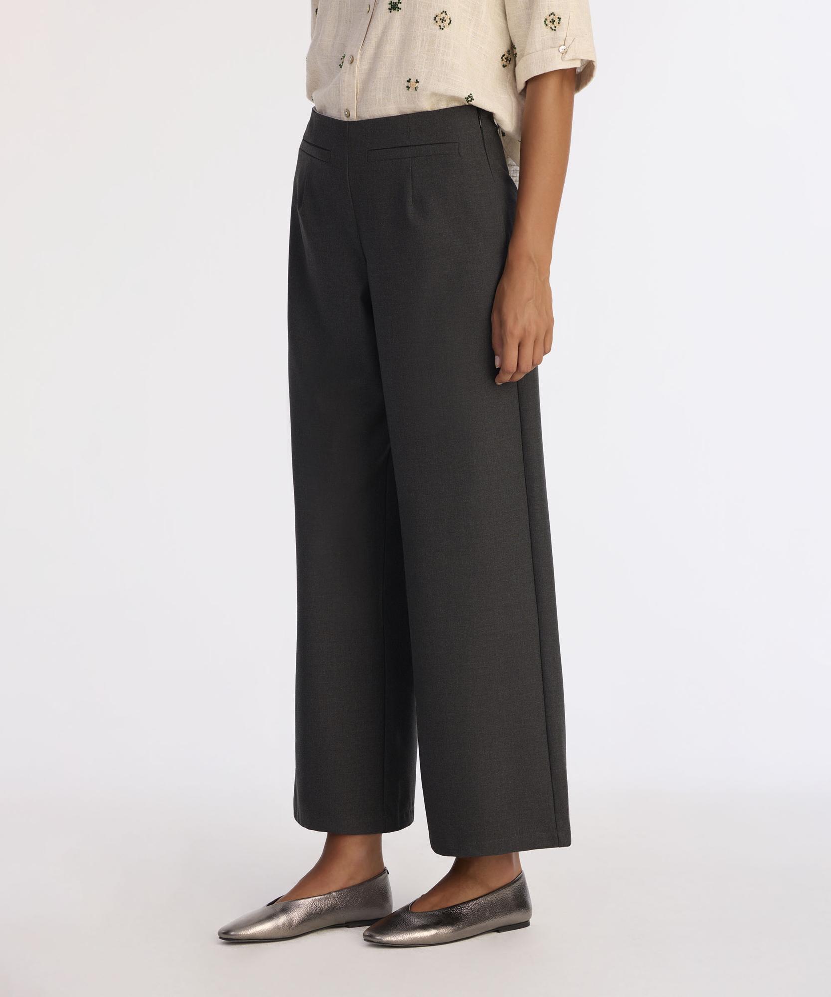 YARGICI Wide Leg Yüksek Bel Pantolon