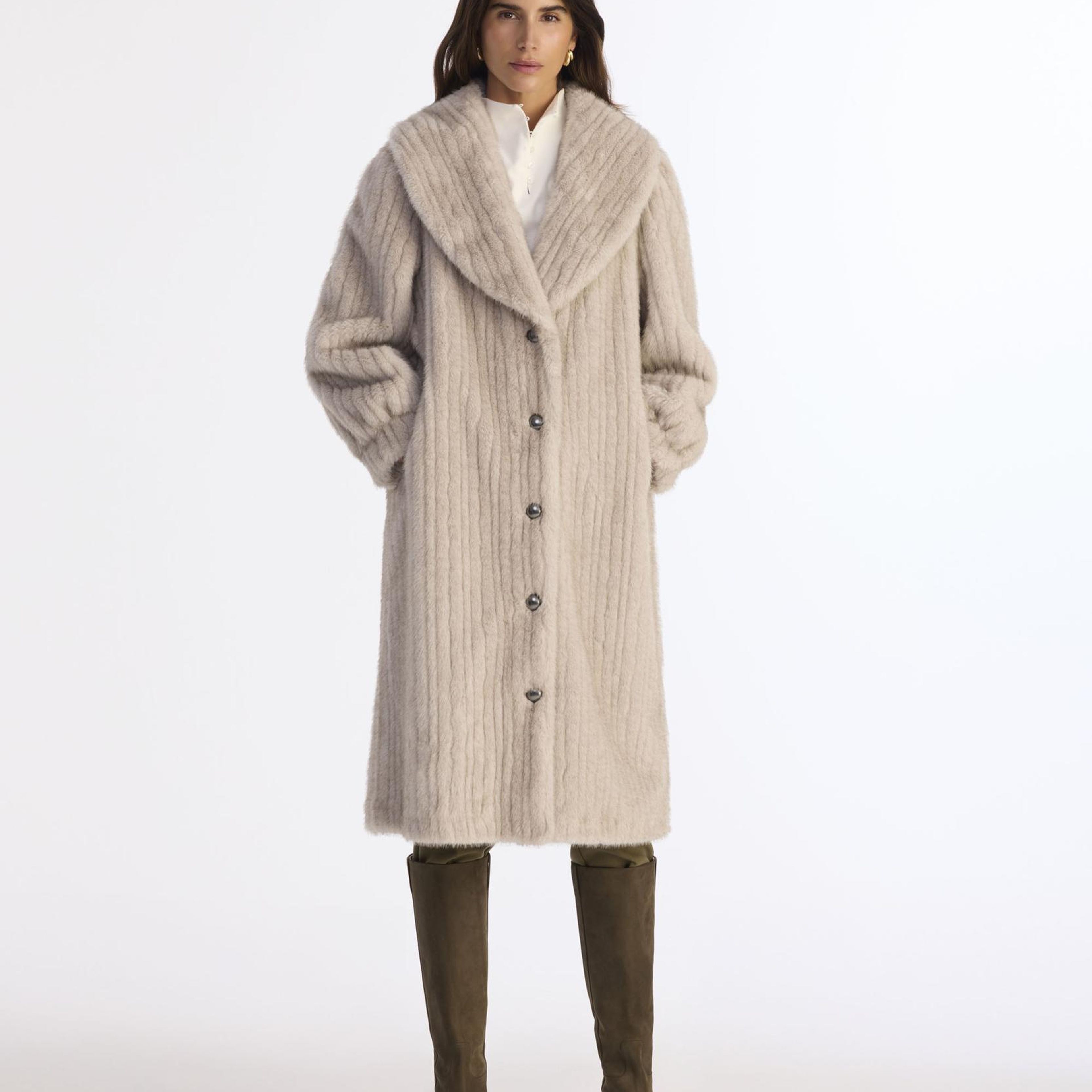 YARGICI Regular Şal Yaka Uzun Kol Mont