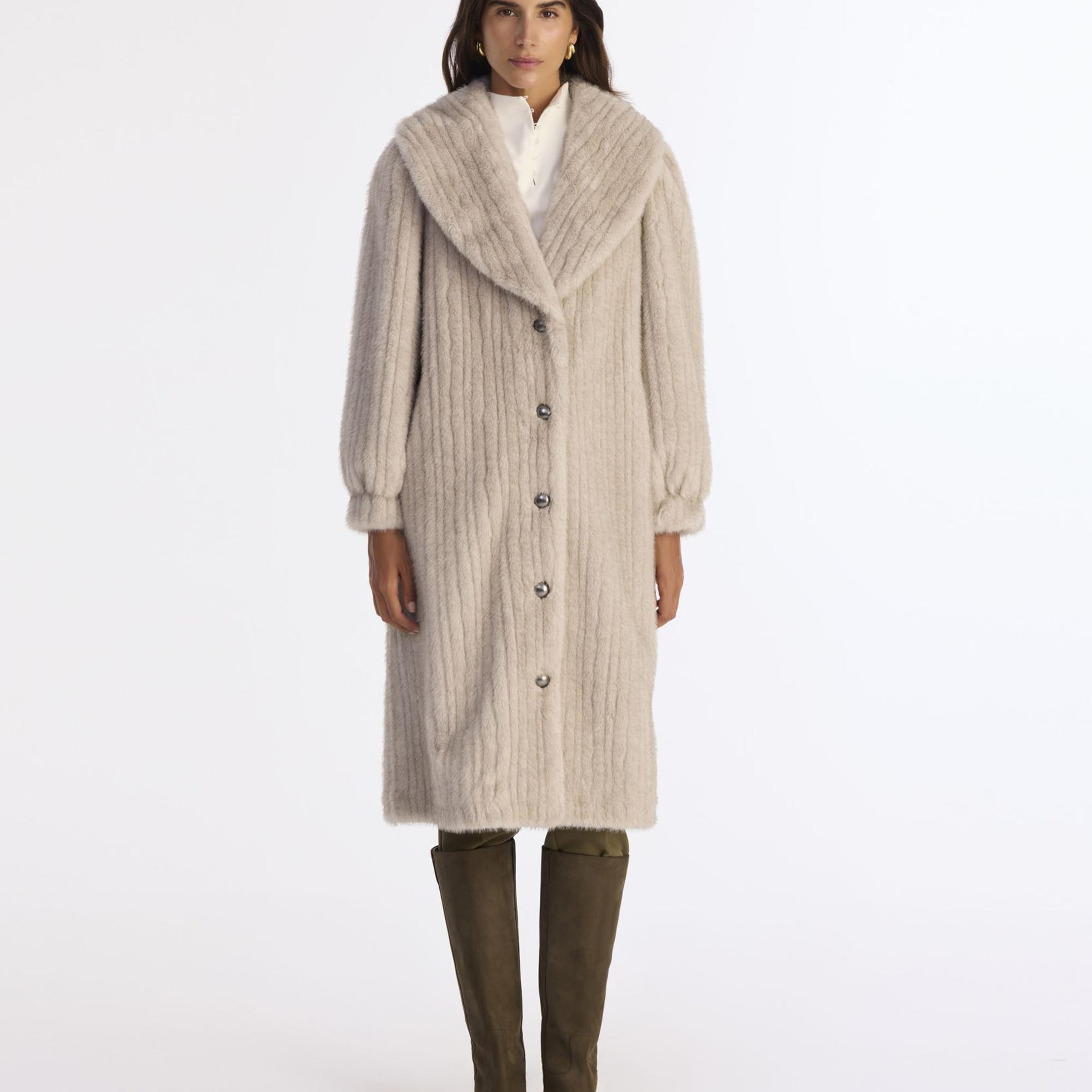 YARGICI Regular Şal Yaka Uzun Kol Mont