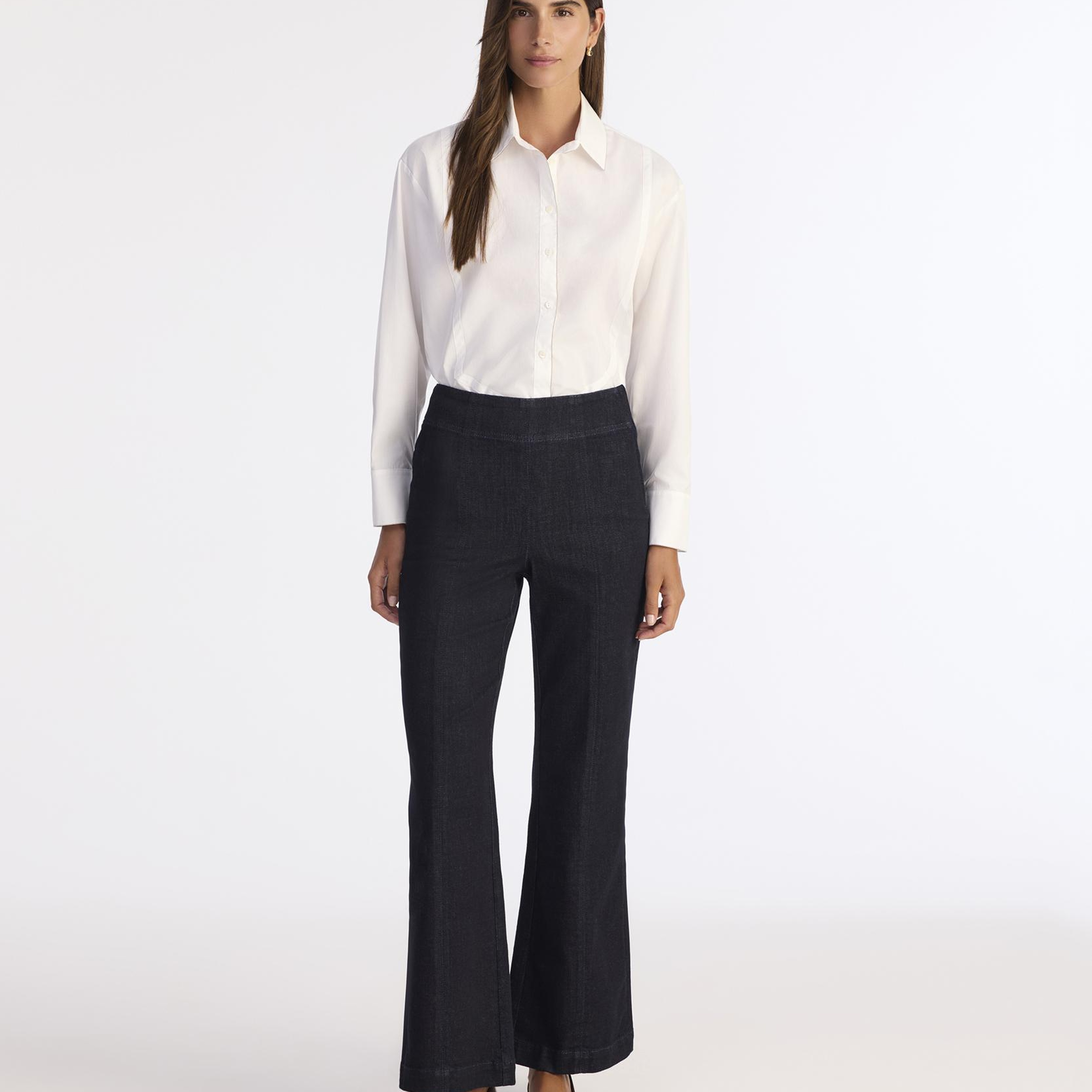 YARGICI Geniş Gömlek Yaka Uzun Kol Gömlek