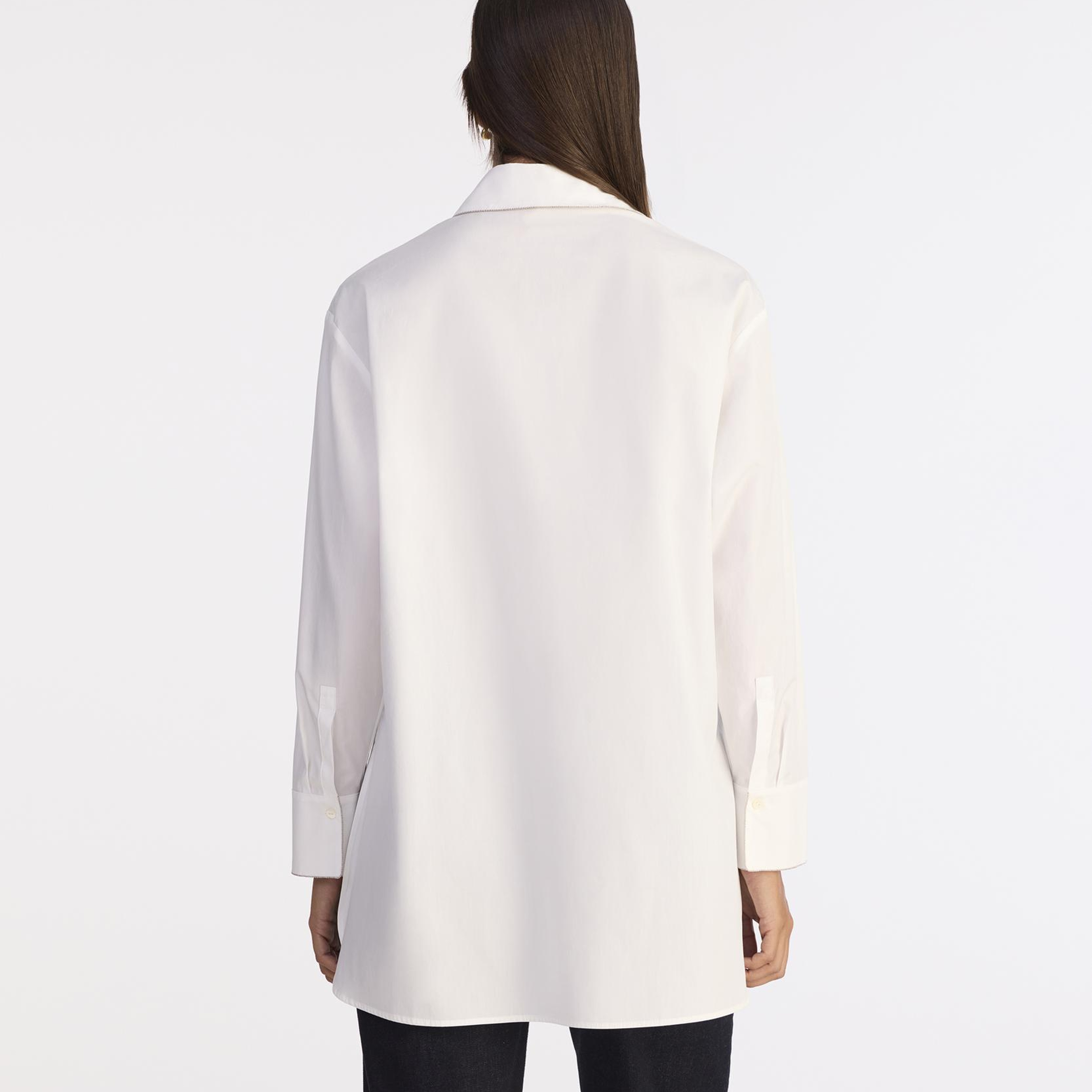 YARGICI Geniş Gömlek Yaka Uzun Kol Gömlek