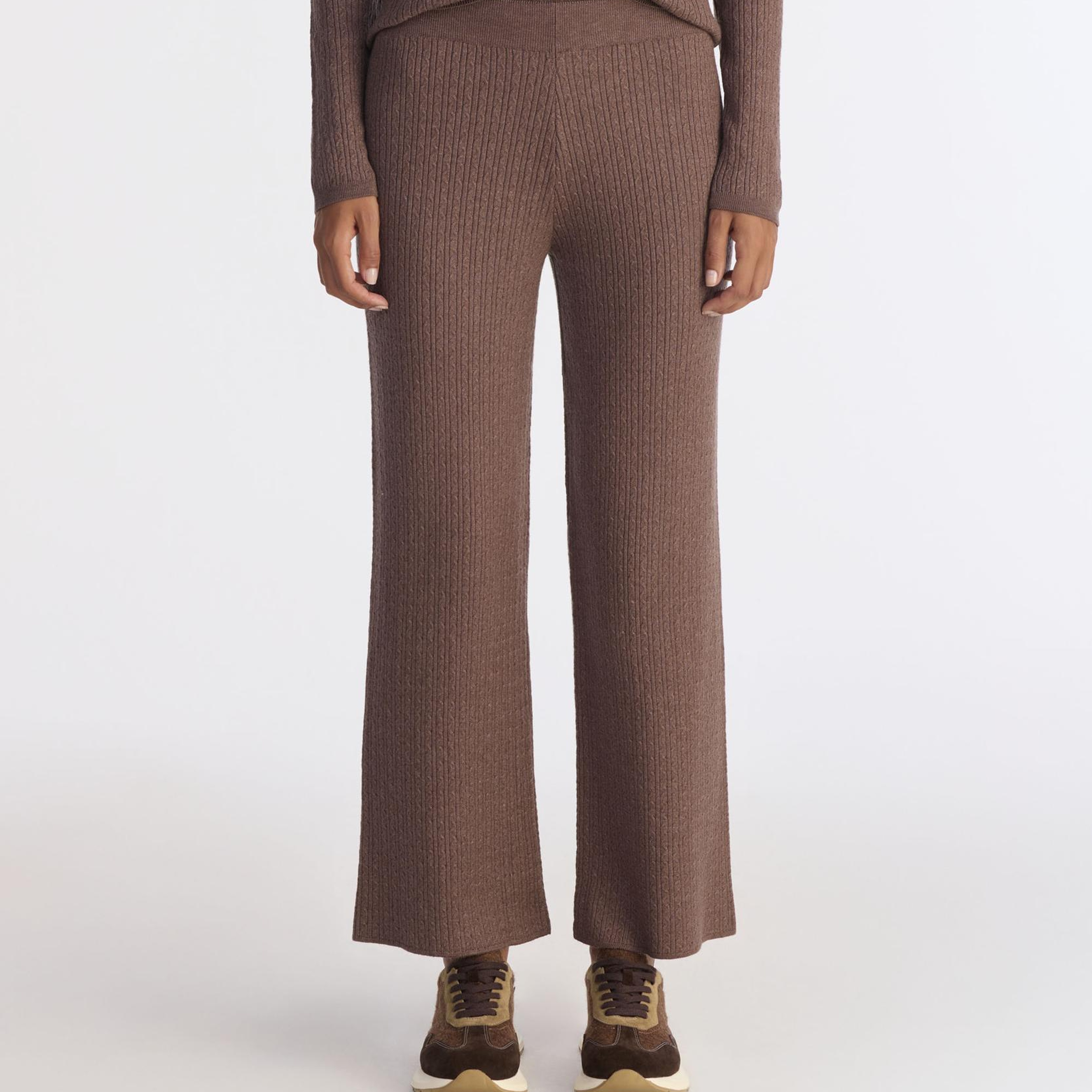 YARGICI Normal Bel Rahat Kalıp Triko Pantolon