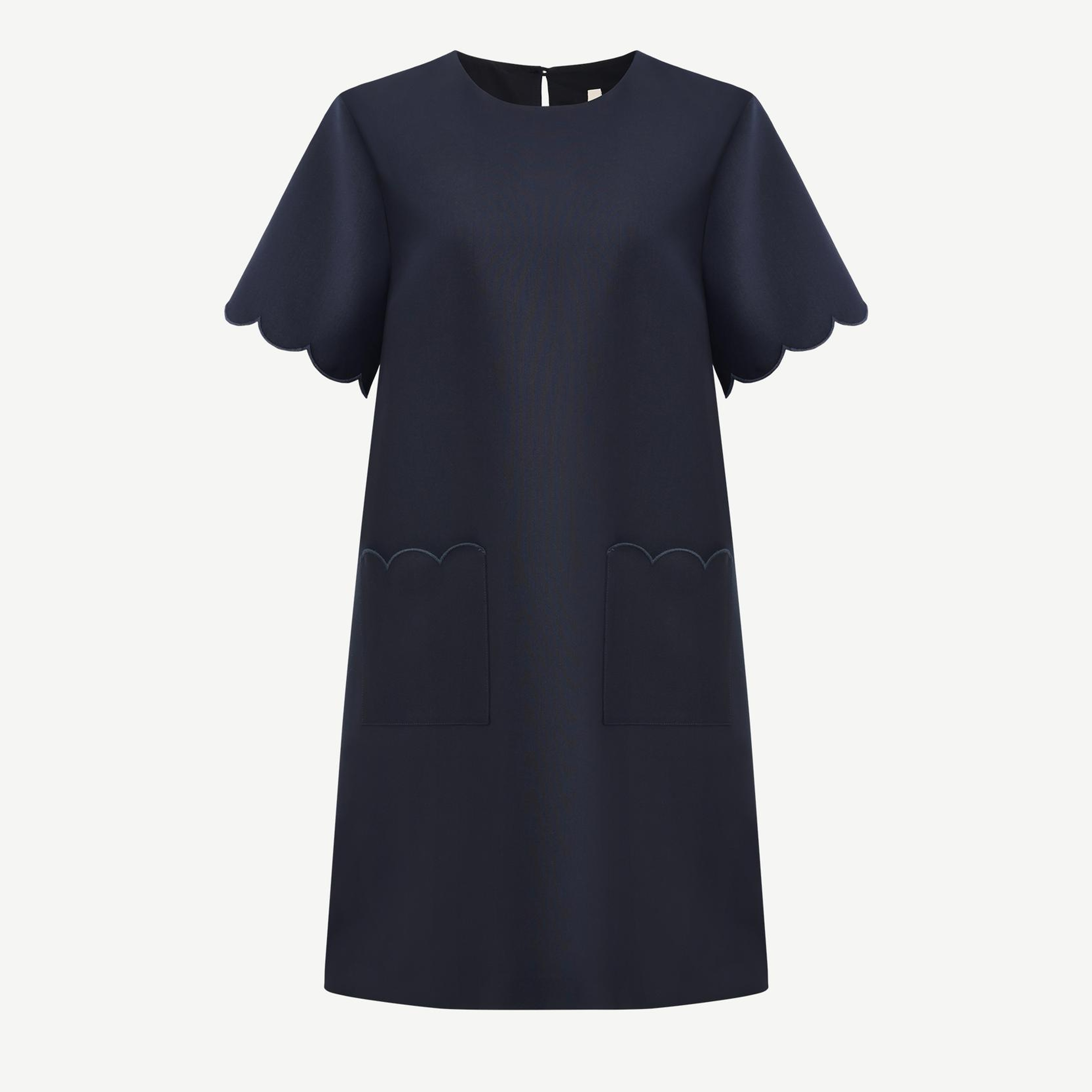 YARGICI Bol Bisiklet Yaka Kısa Kol Elbise