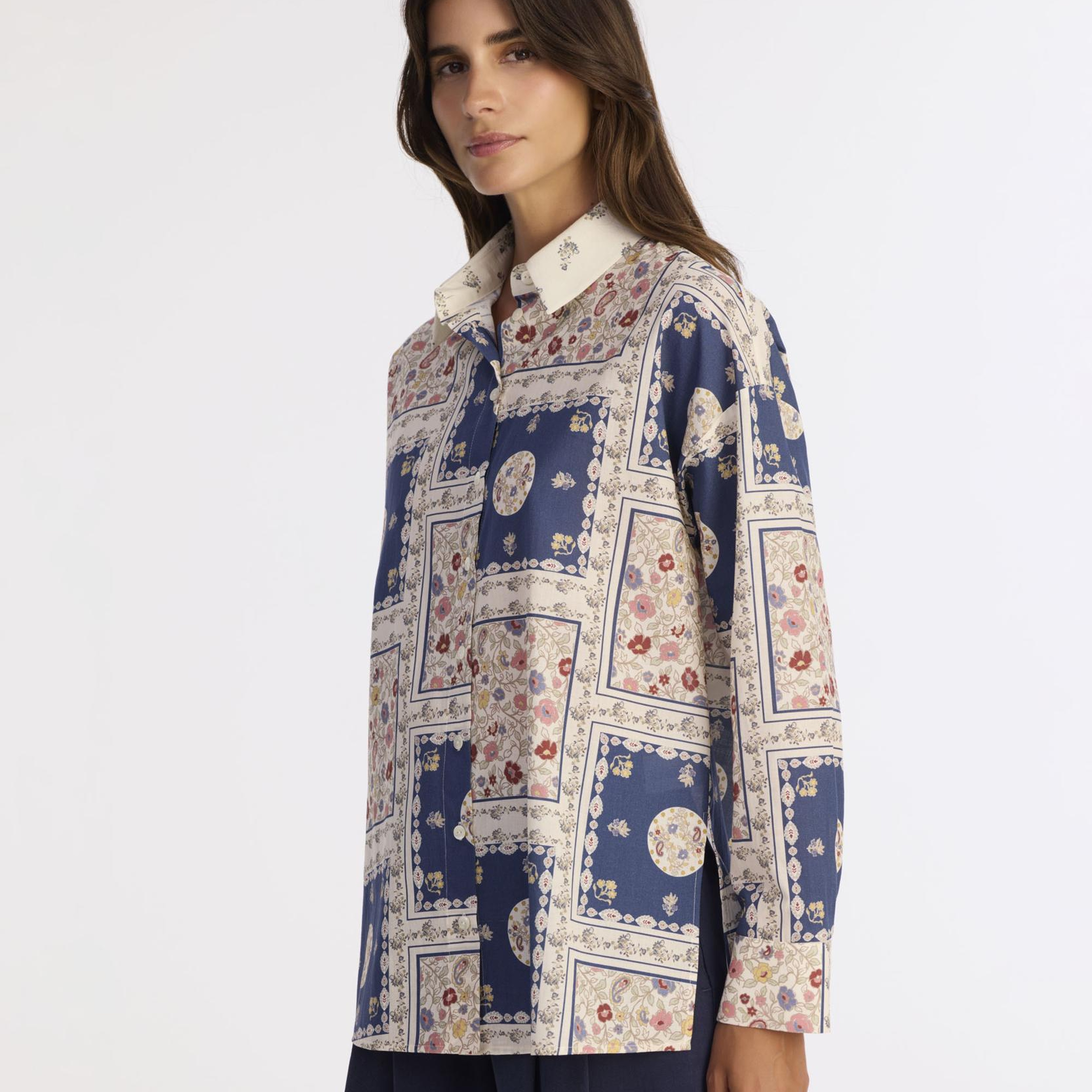 YARGICI Boyfriend Gömlek Yaka Uzun Kol Gömlek