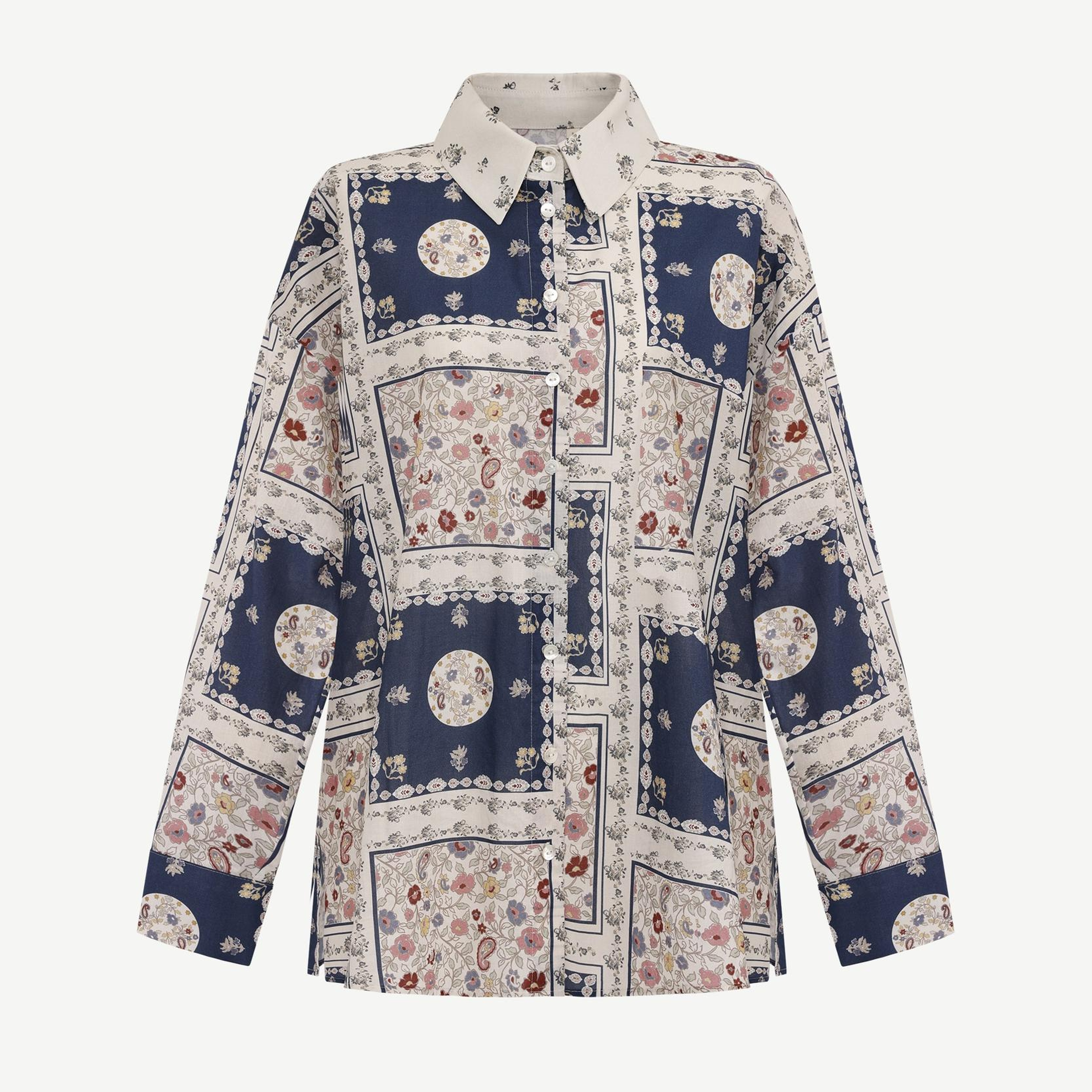 YARGICI Boyfriend Gömlek Yaka Uzun Kol Gömlek