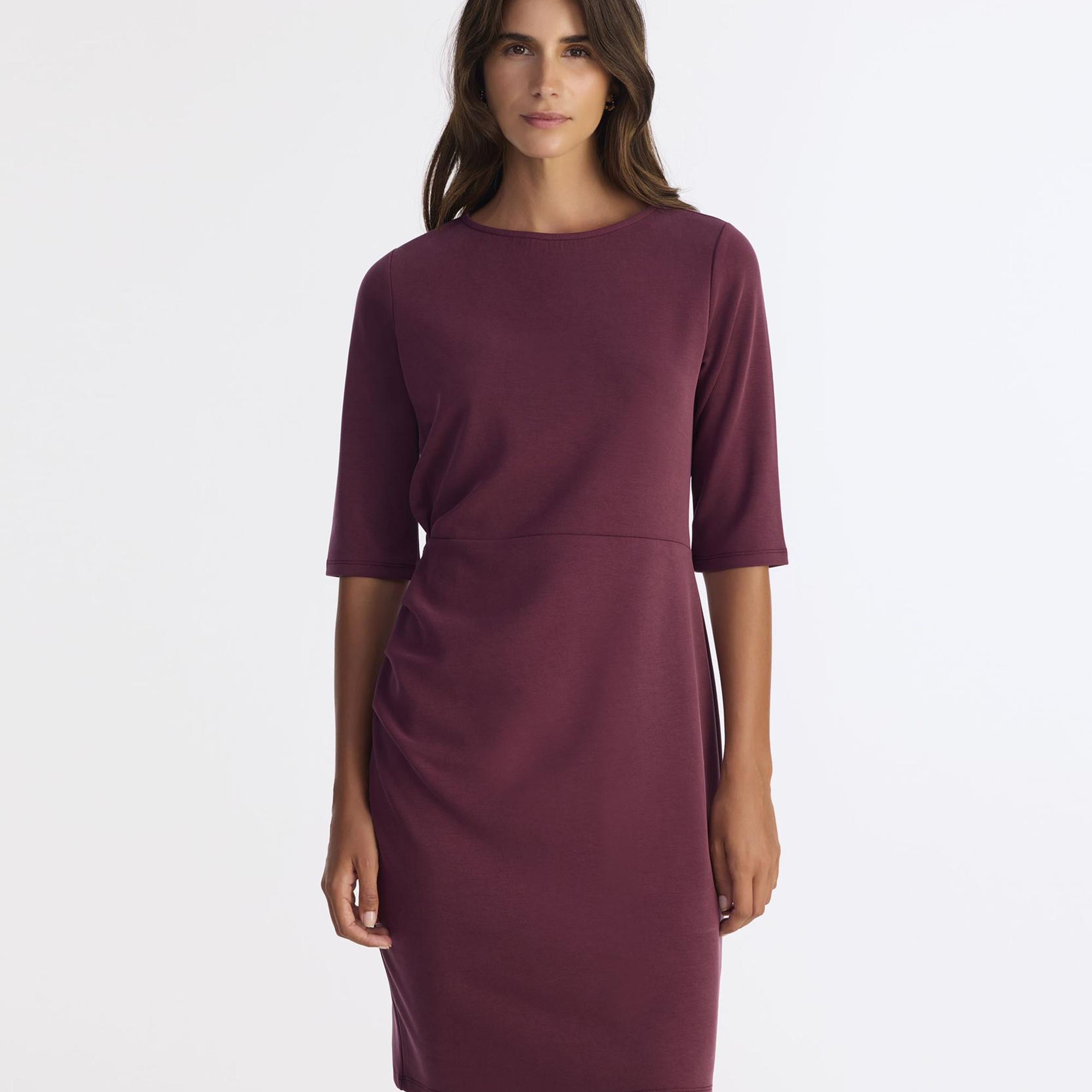 YARGICI Drape Detaylı Kısa Elbise