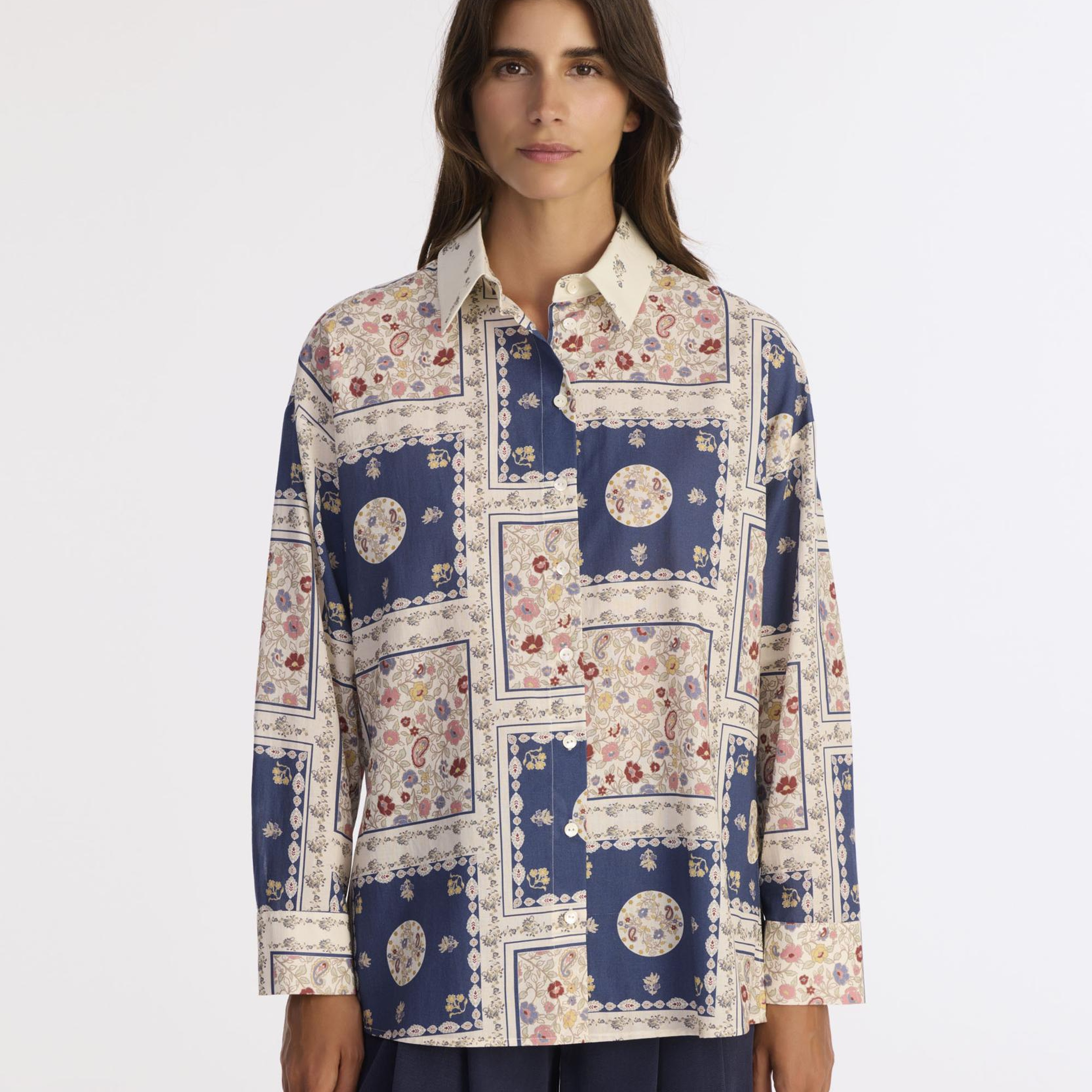 YARGICI Boyfriend Gömlek Yaka Uzun Kol Gömlek