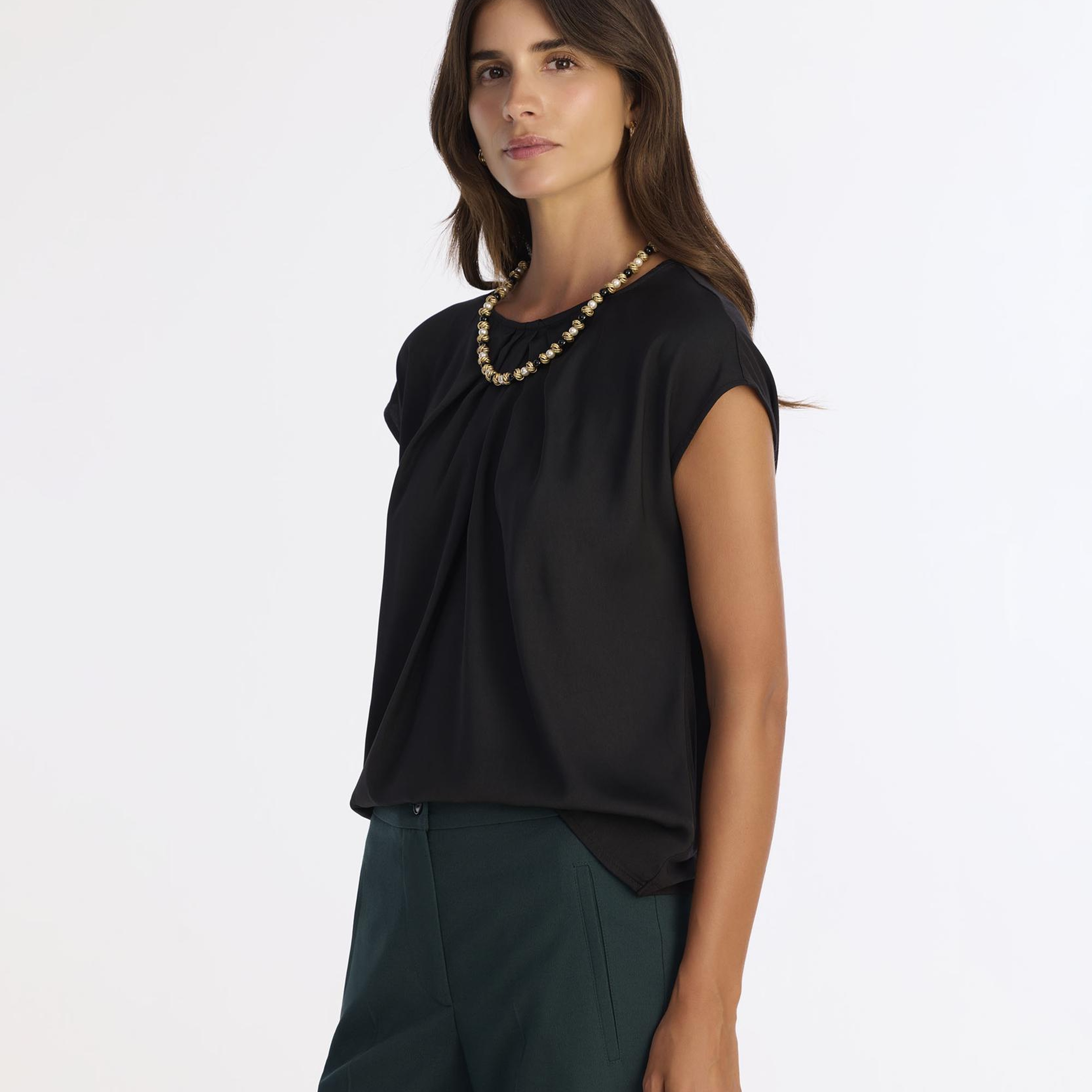 YARGICI Regular Bisiklet Yaka Kısa Kol Bluz