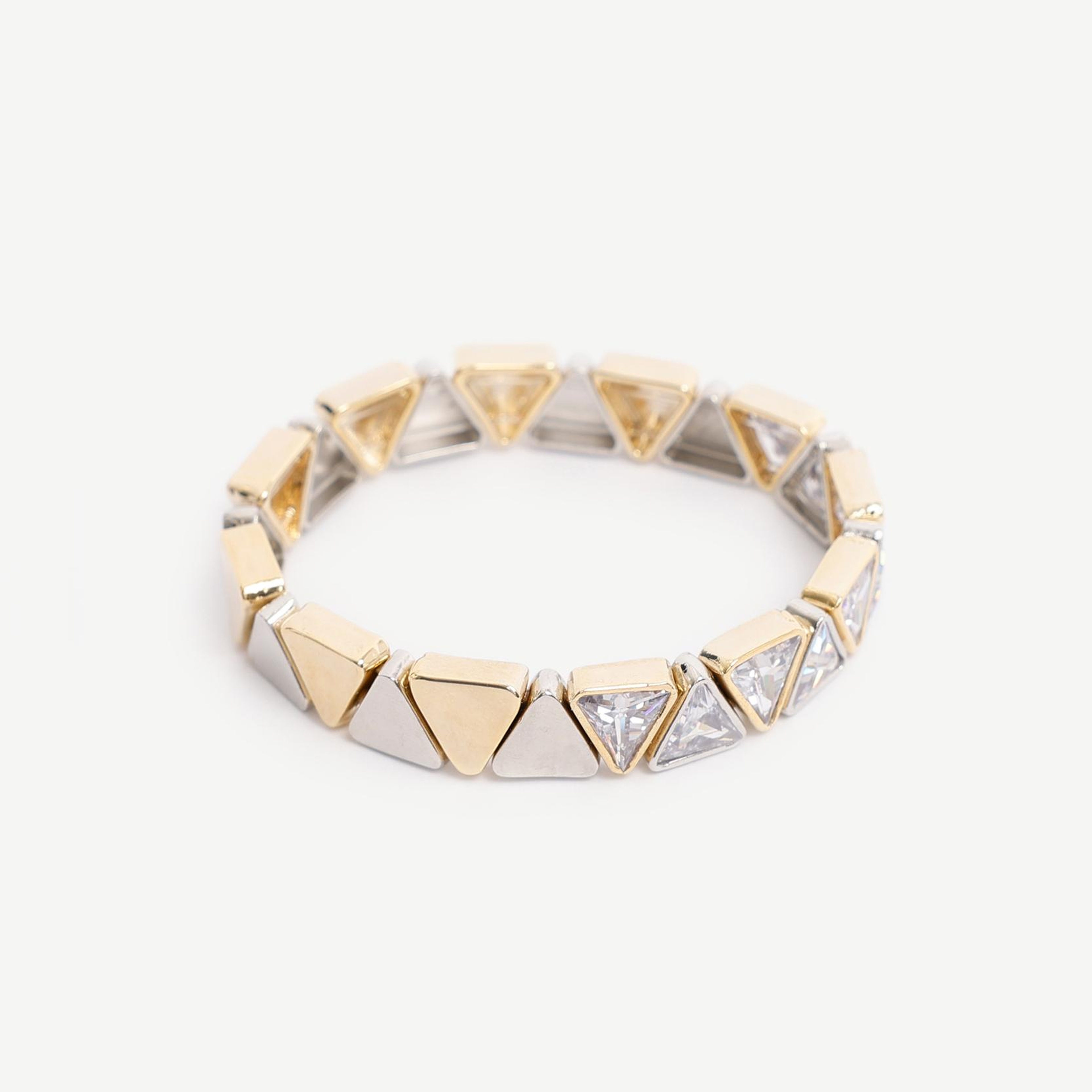 YARGICI Cam Taş Detaylı Lastik Bileklik