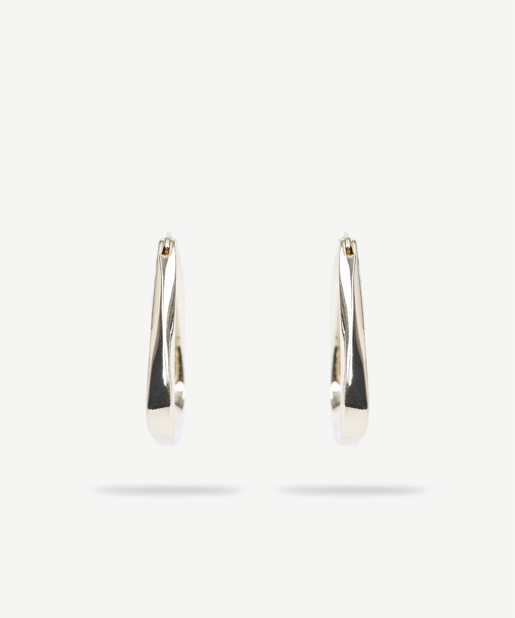 YARGICI Asimetrik Formlu Halka Küpe