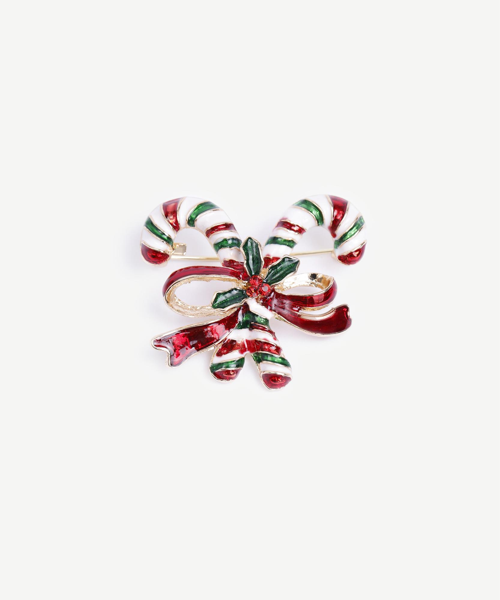 YARGICI Baston Şeker Figürlü Broş