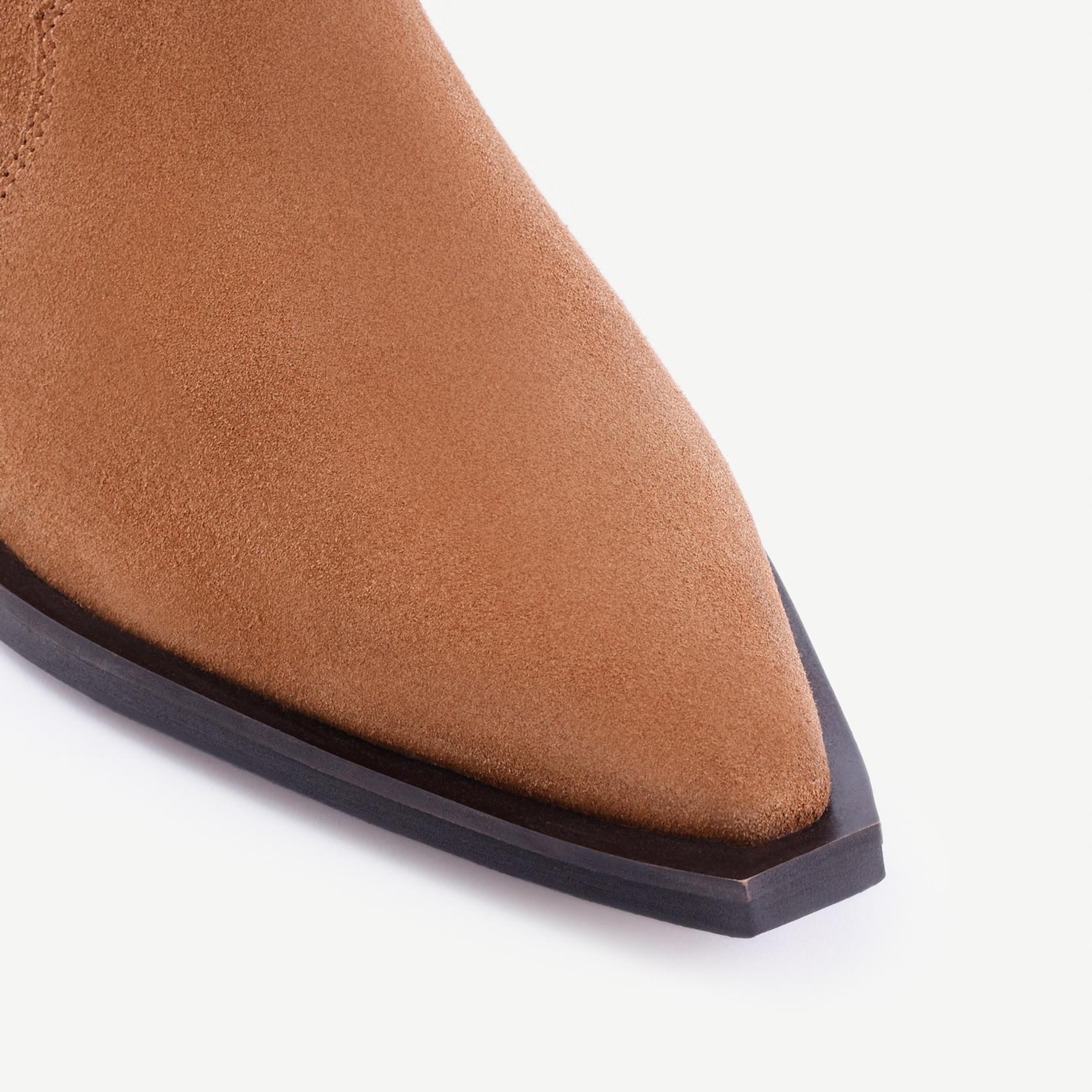 YARGICI Aksesuar Detaylı Deri Western Bot