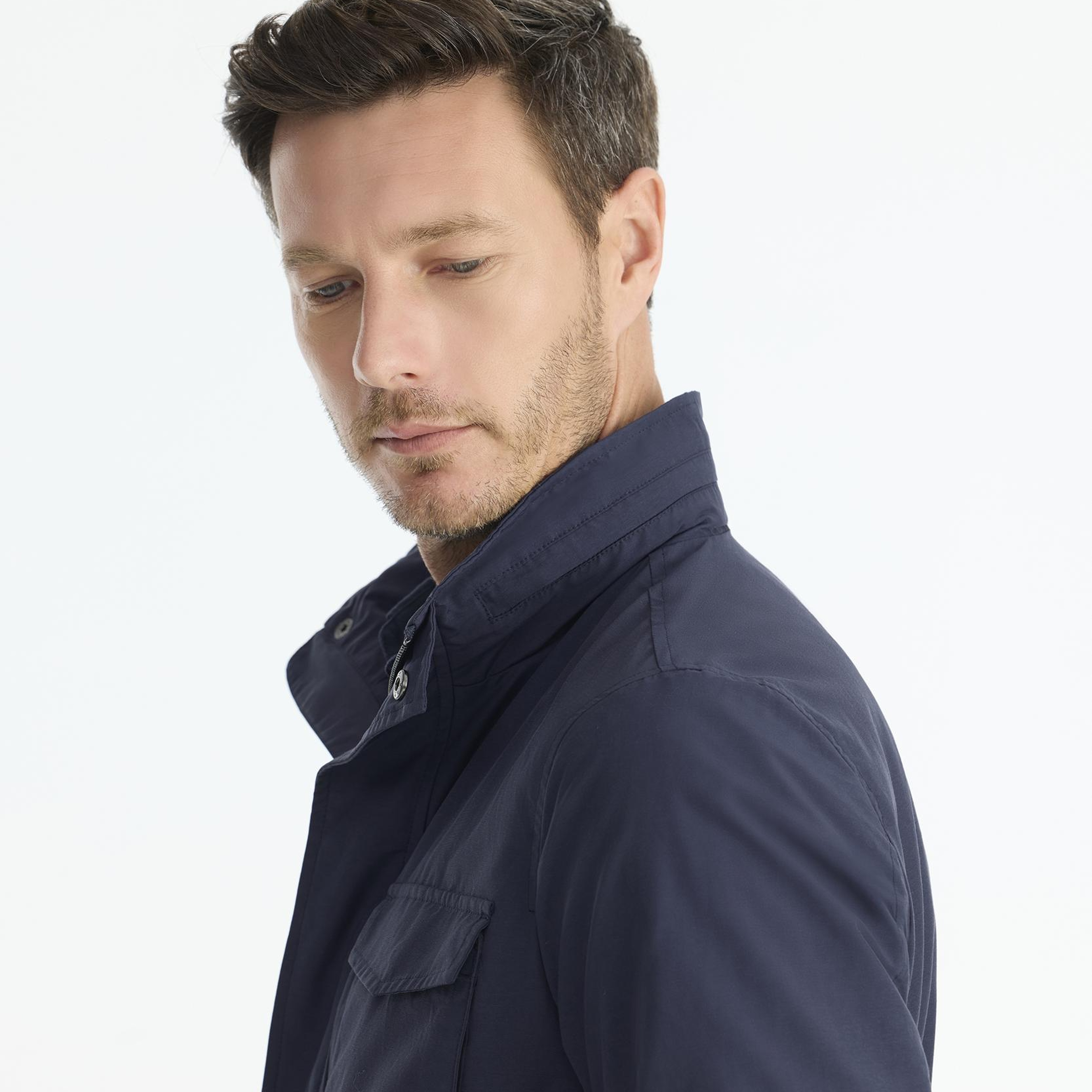 YARGICI Regular Dik Yaka Uzun Kol Yağmurluk