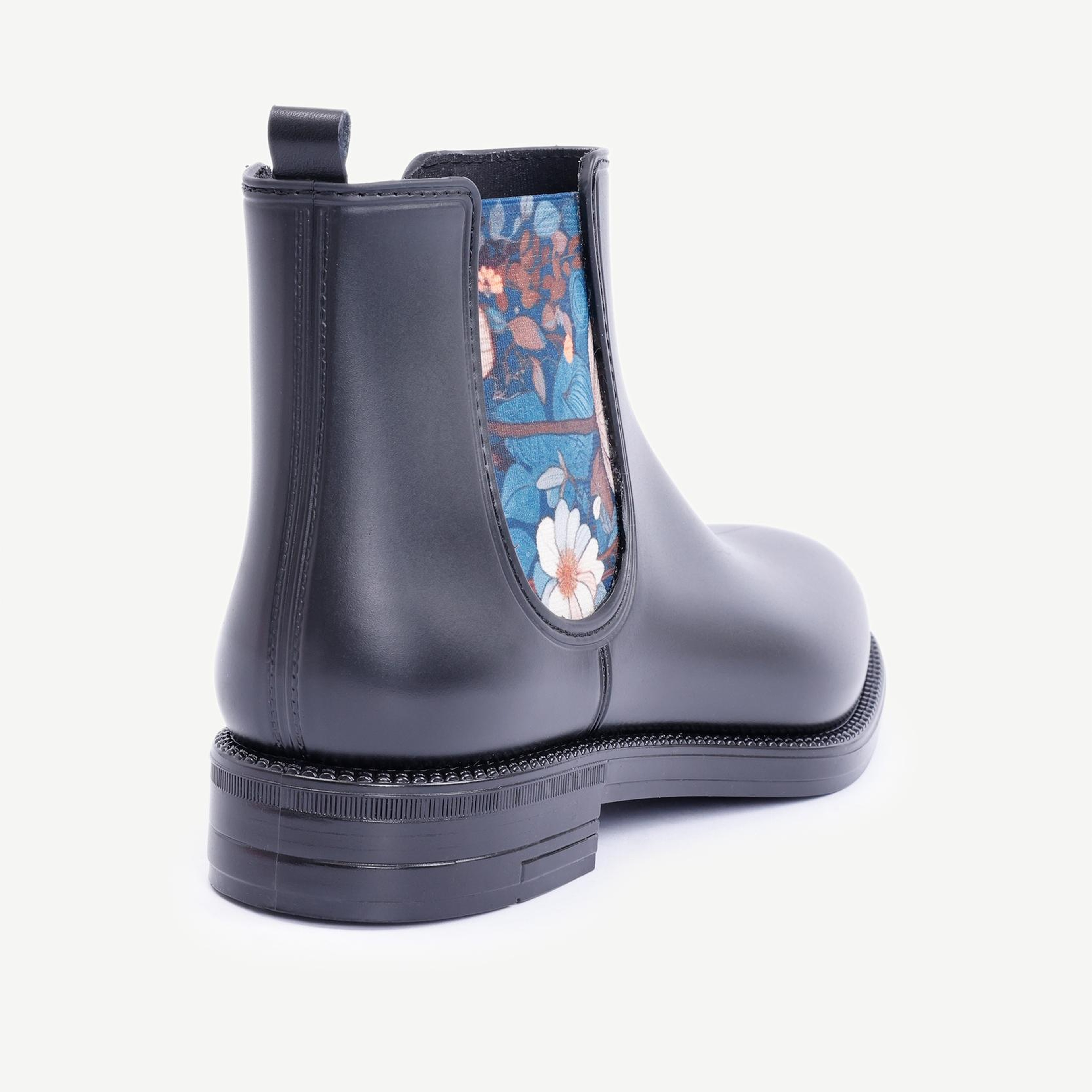 YARGICI Çiçek Baskılı Lastikli Yağmur Botu