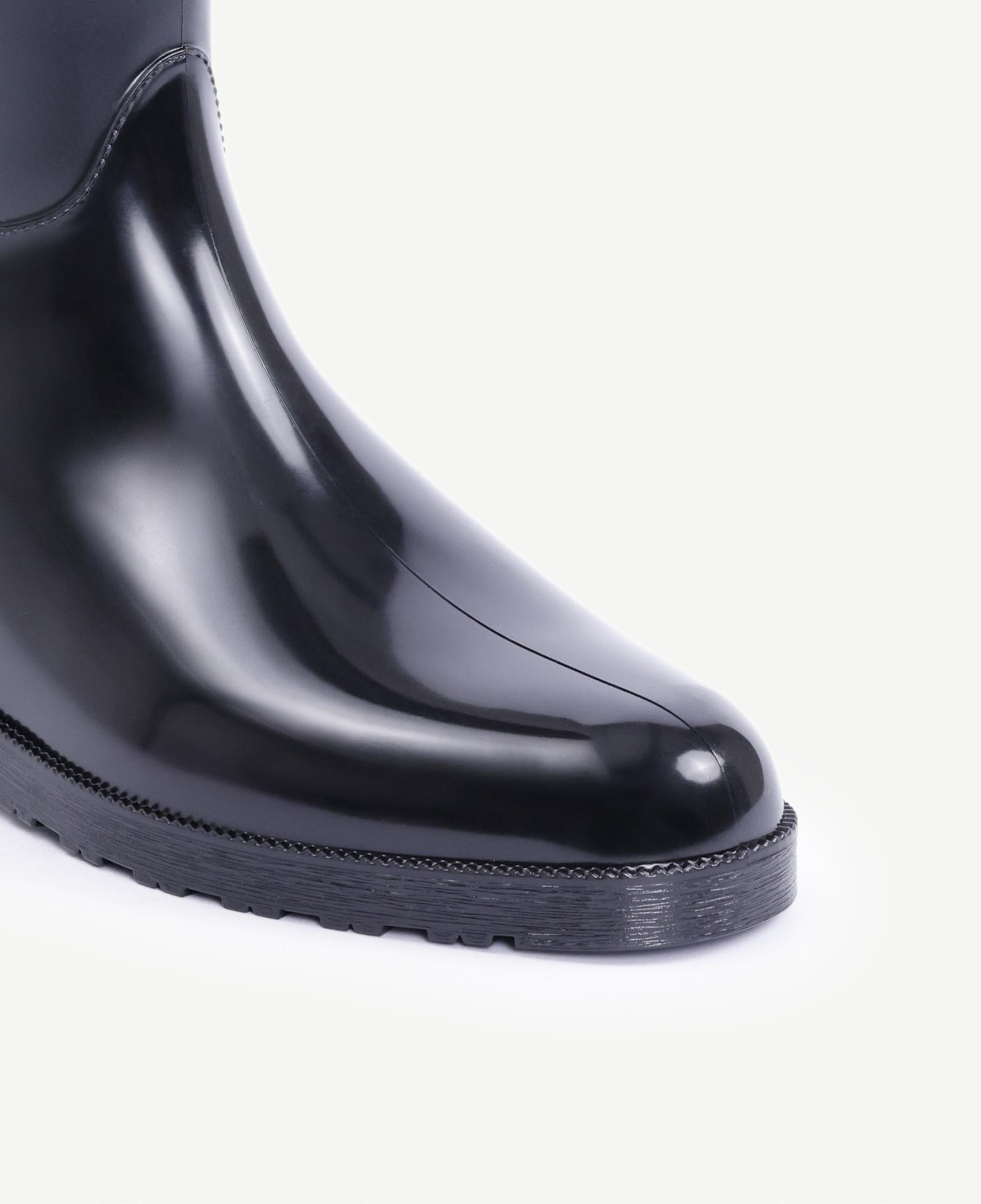 YARGICI Deri Atkılı Yağmur Çizmesi