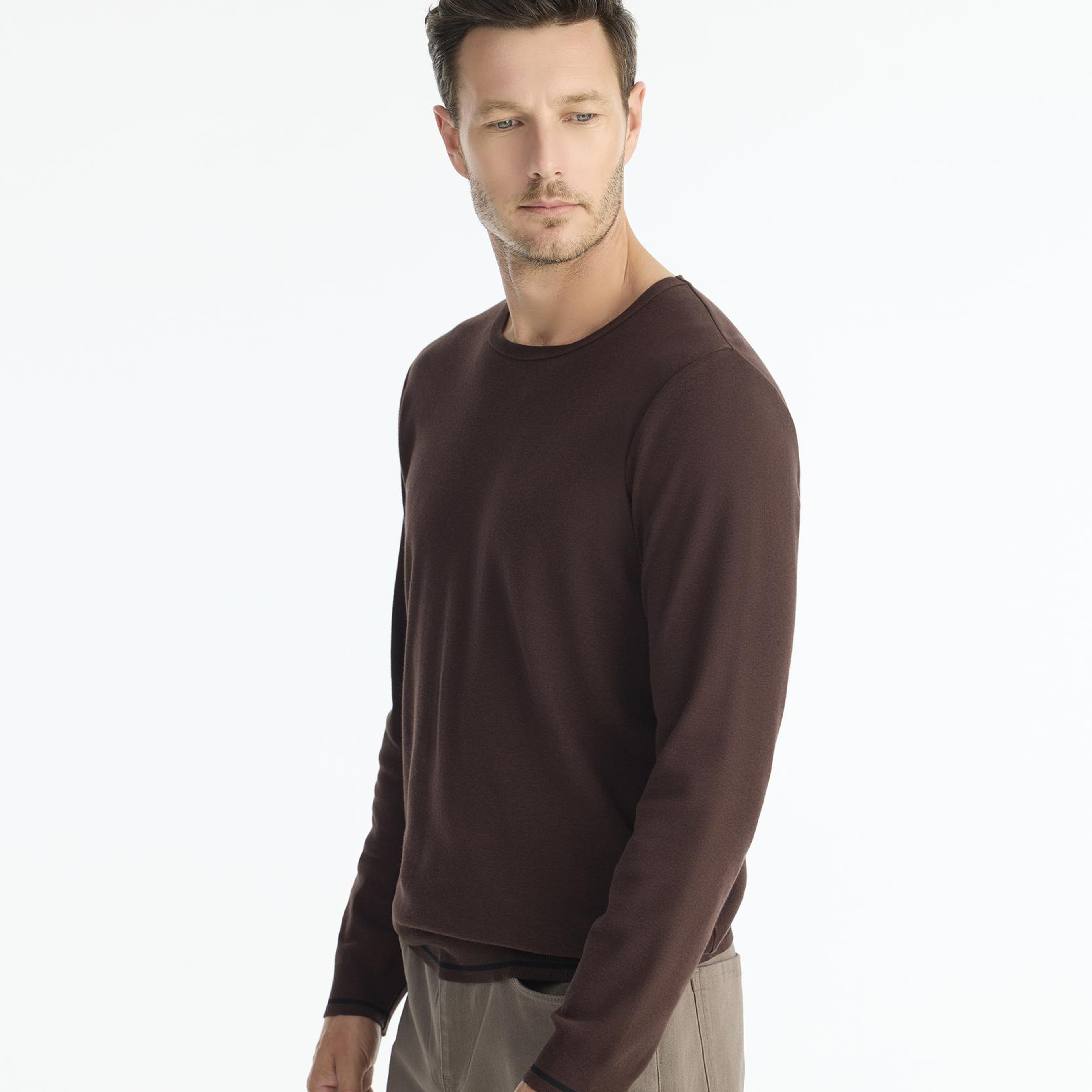 YARGICI Regular Bisiklet Yaka Uzun Kol Kazak