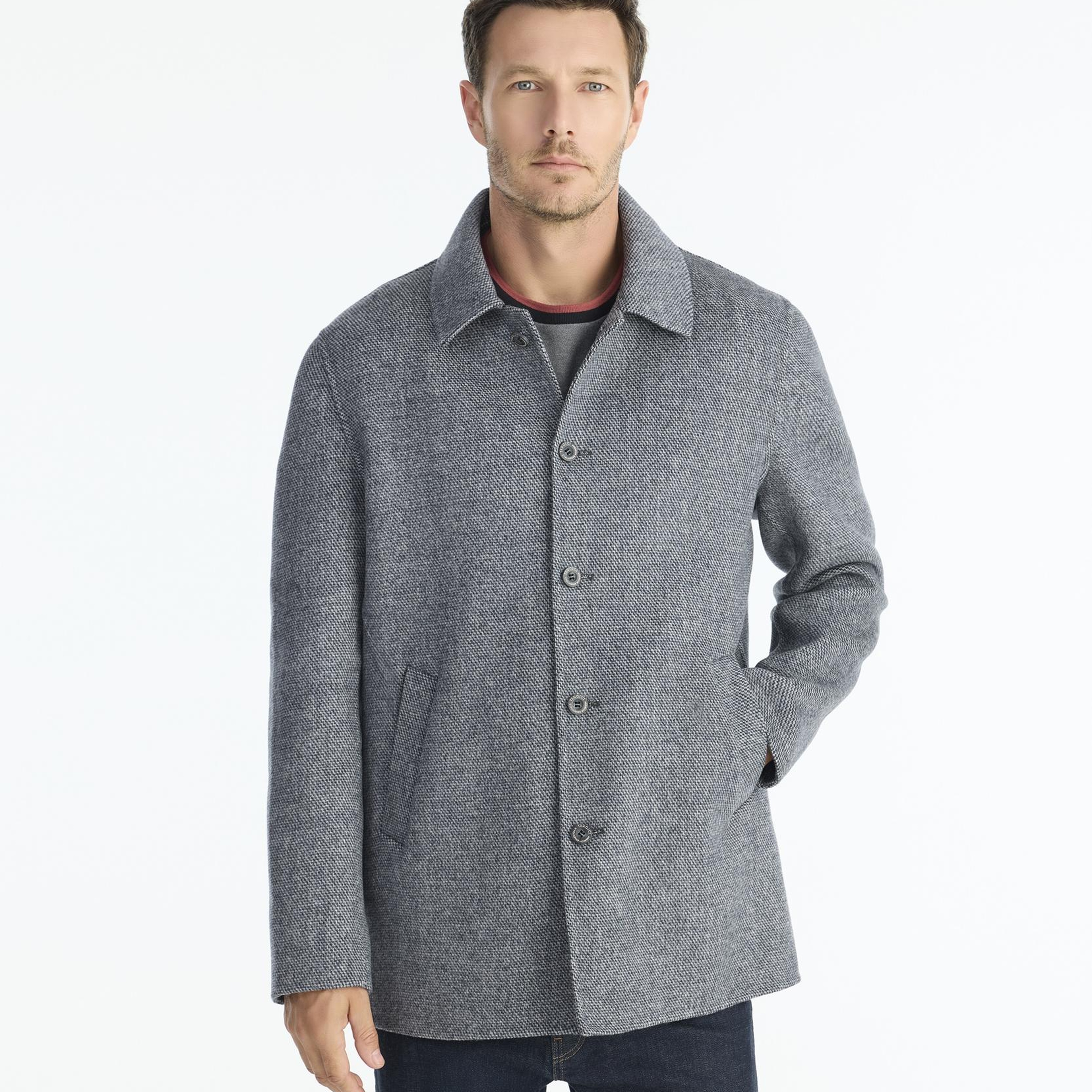 YARGICI Regular Gömlek Yaka Uzun Kol Palto