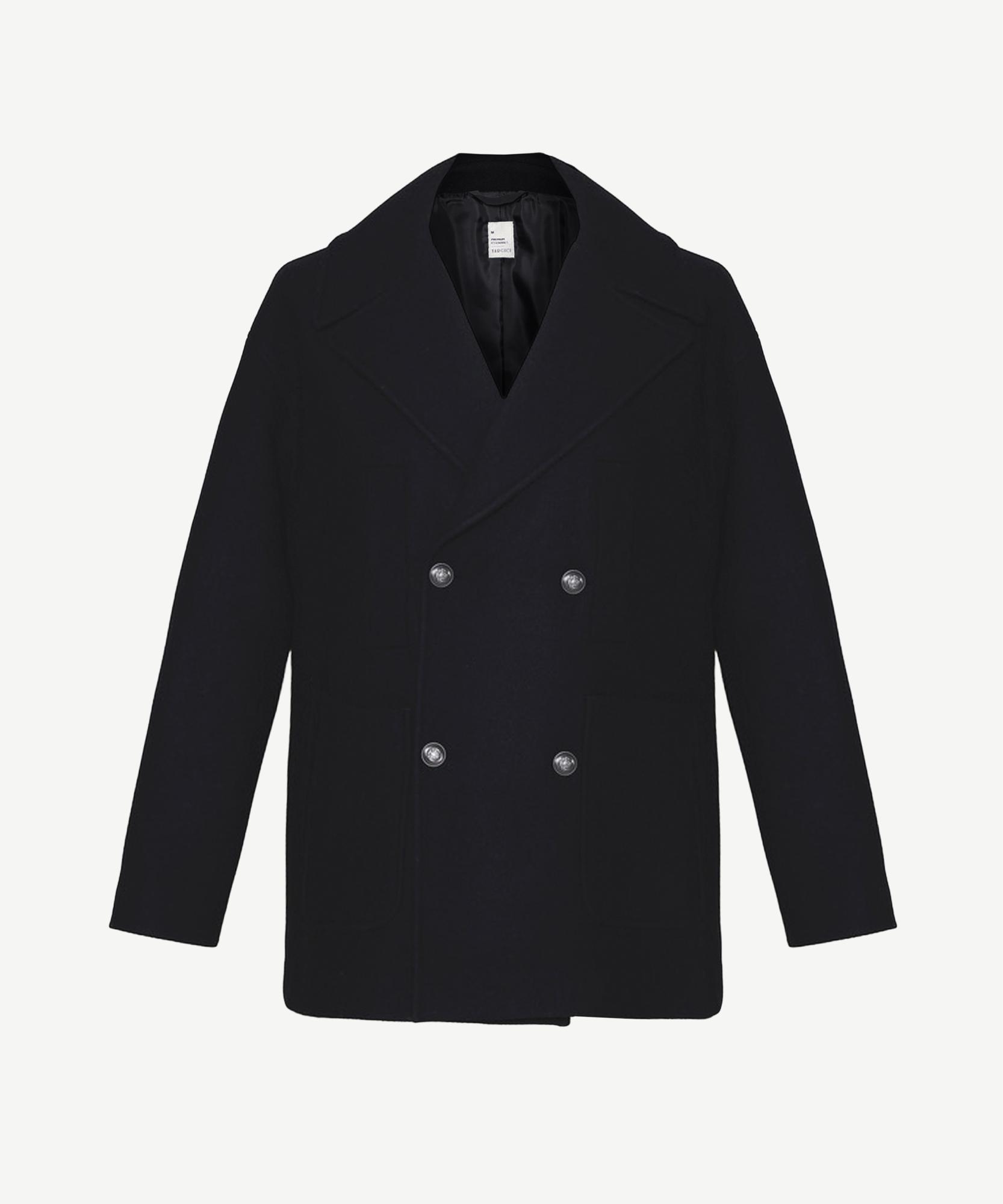 YARGICI Regular Kırlangıç Yaka Uzun Kol Palto