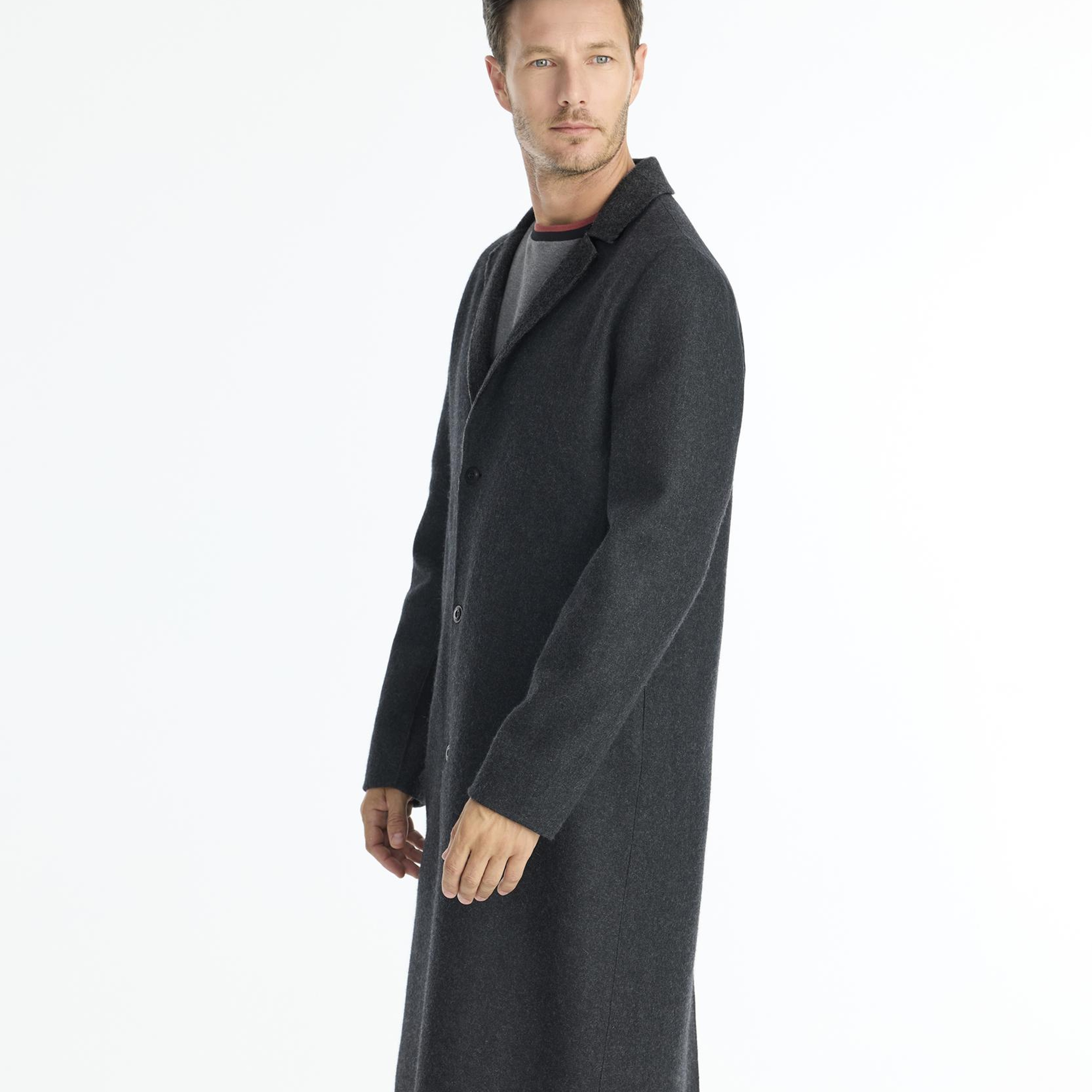 YARGICI Regular Ceket Yaka Uzun Kol Palto