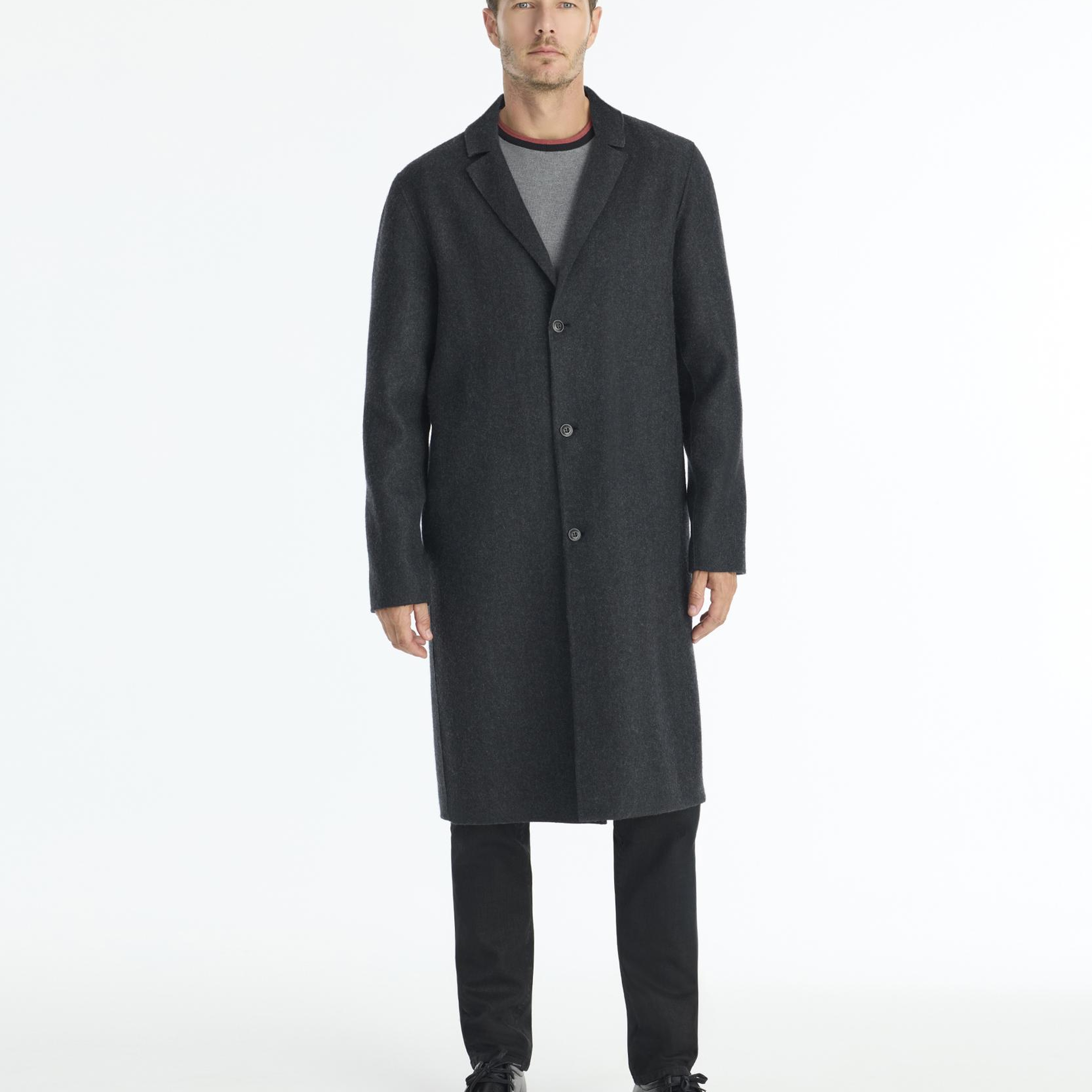 YARGICI Regular Ceket Yaka Uzun Kol Palto