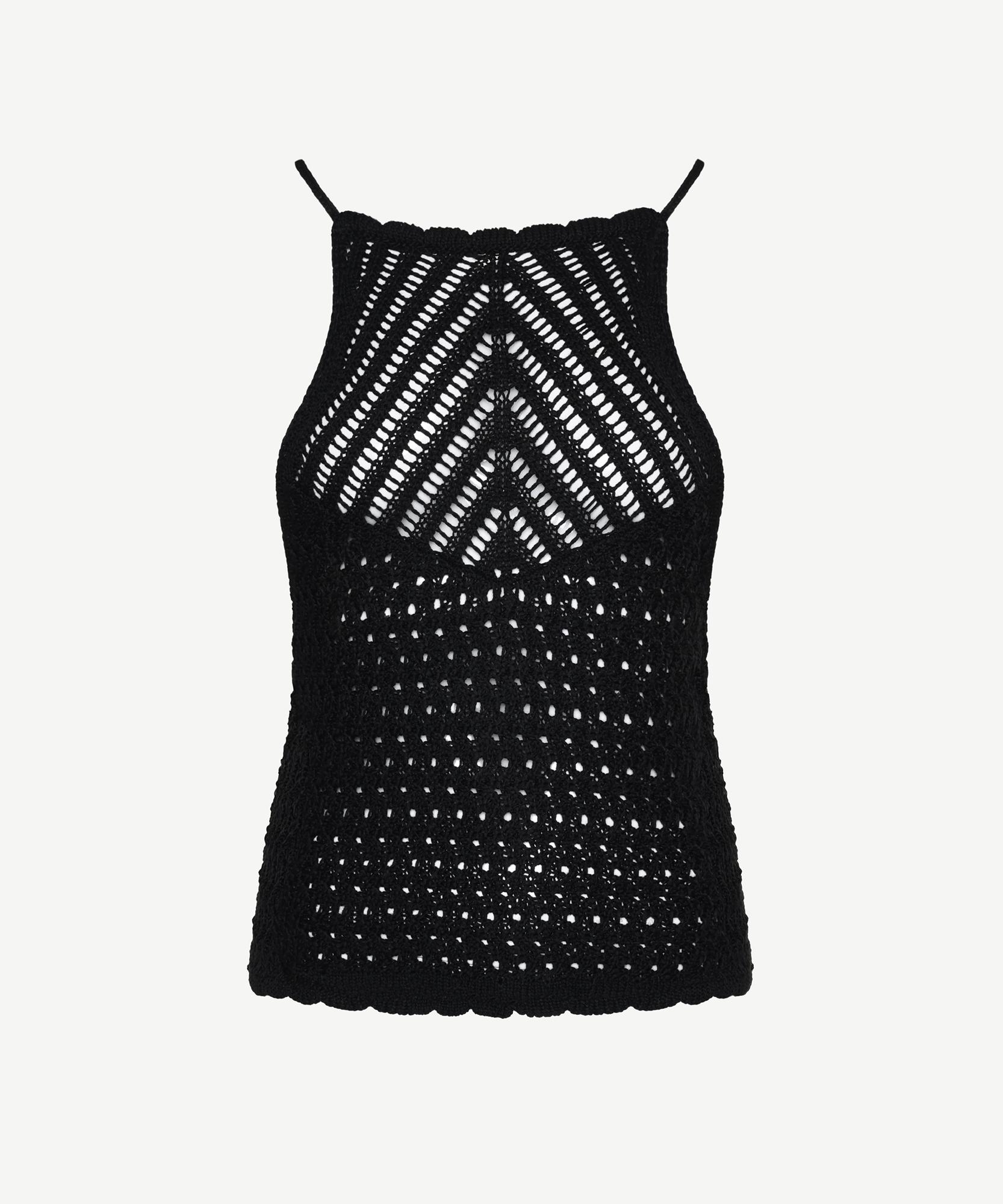 YARGICI Boyundan Bağlanan Triko Üst