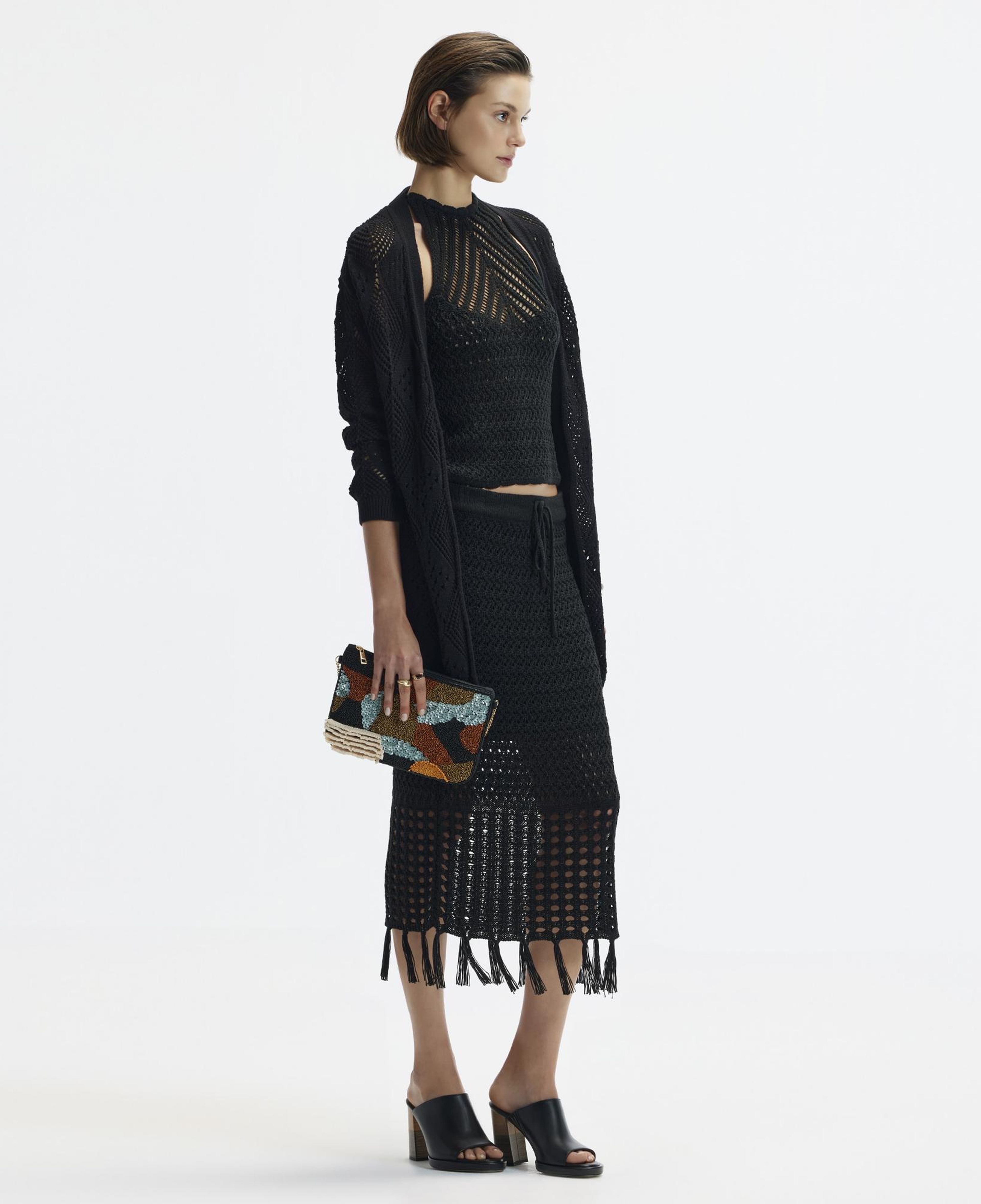 YARGICI Boyundan Bağlanan Triko Üst