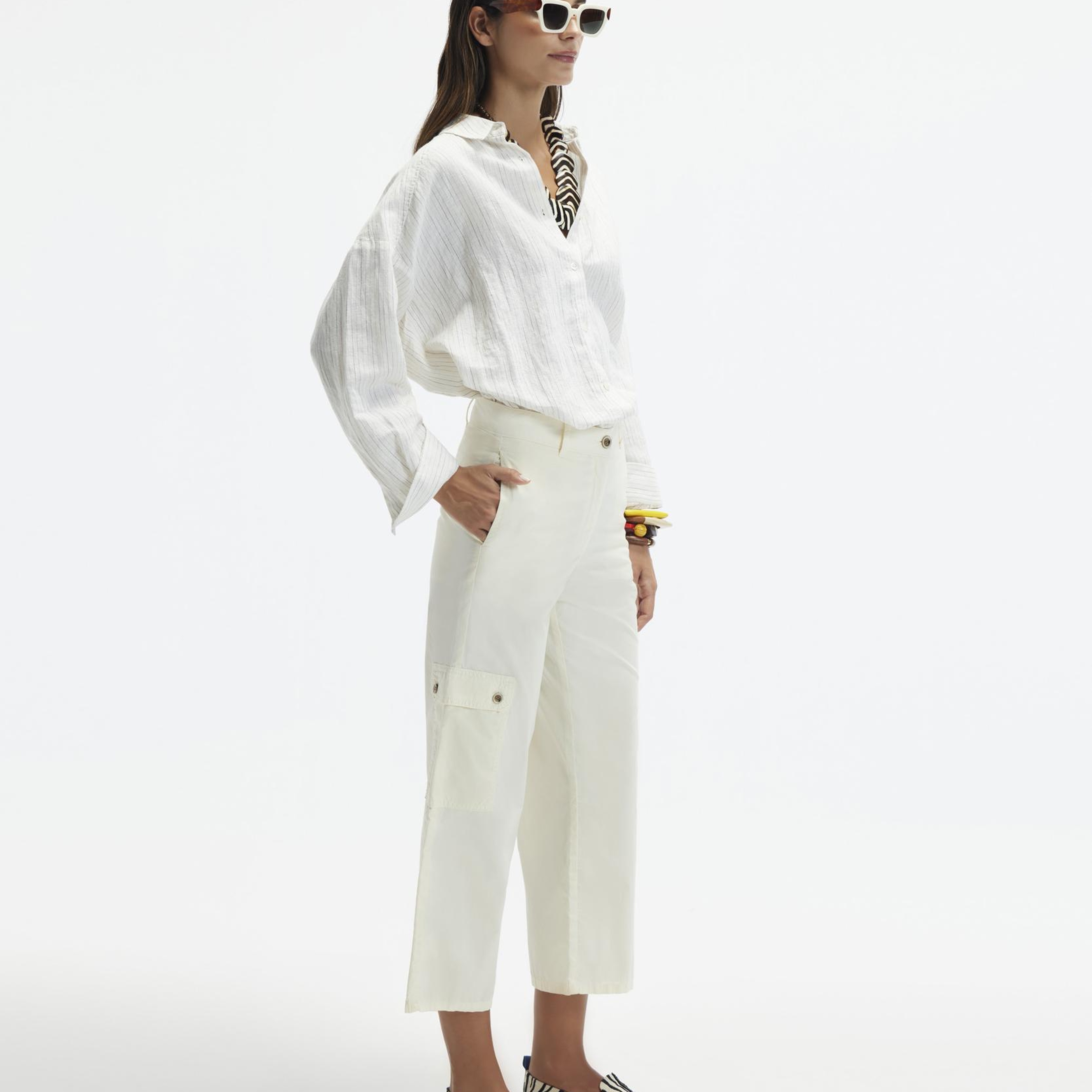 YARGICI Kargo Cep Detaylı Bol Kesim Pantolon