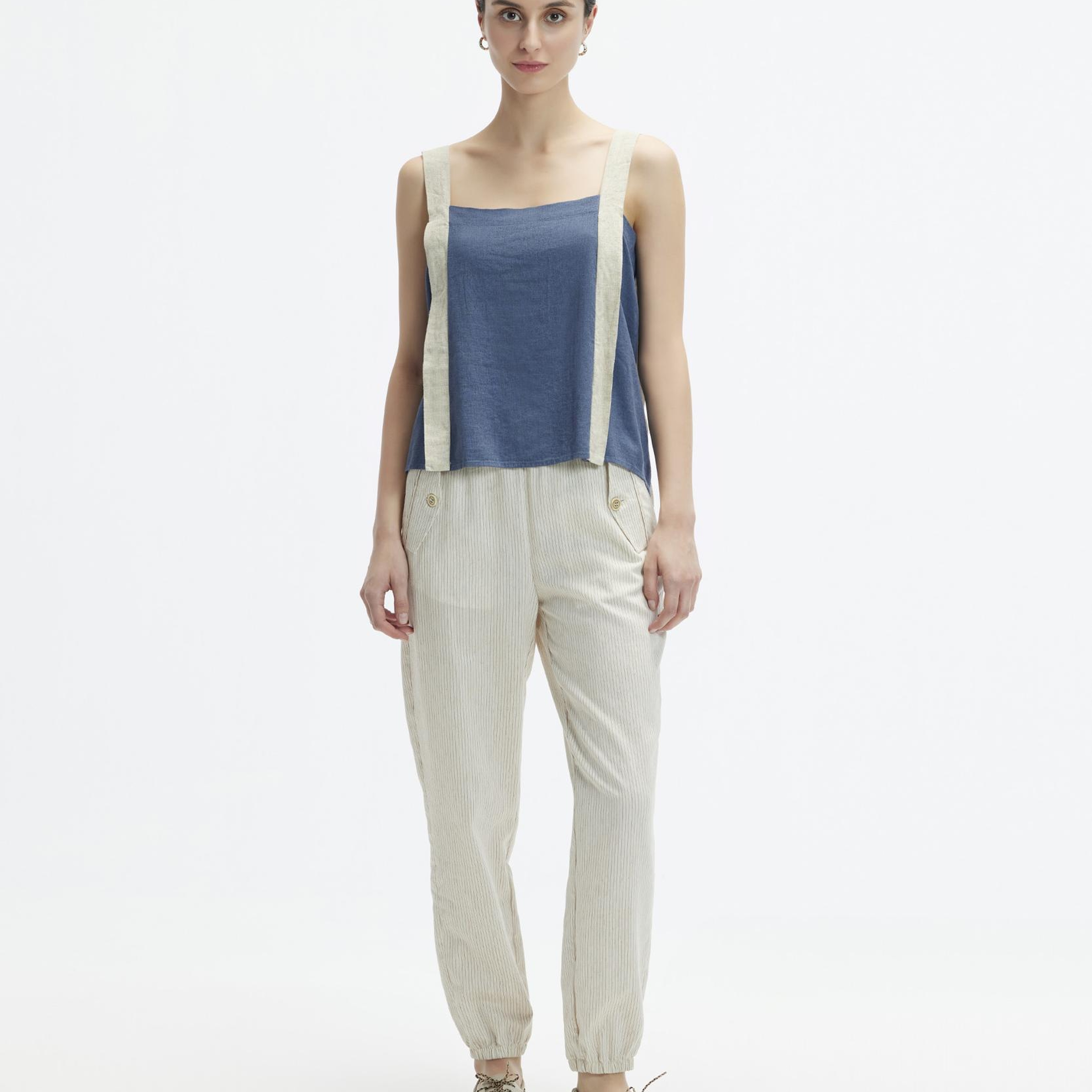 YARGICI Beli Ve Paçası Lastikli Pantolon