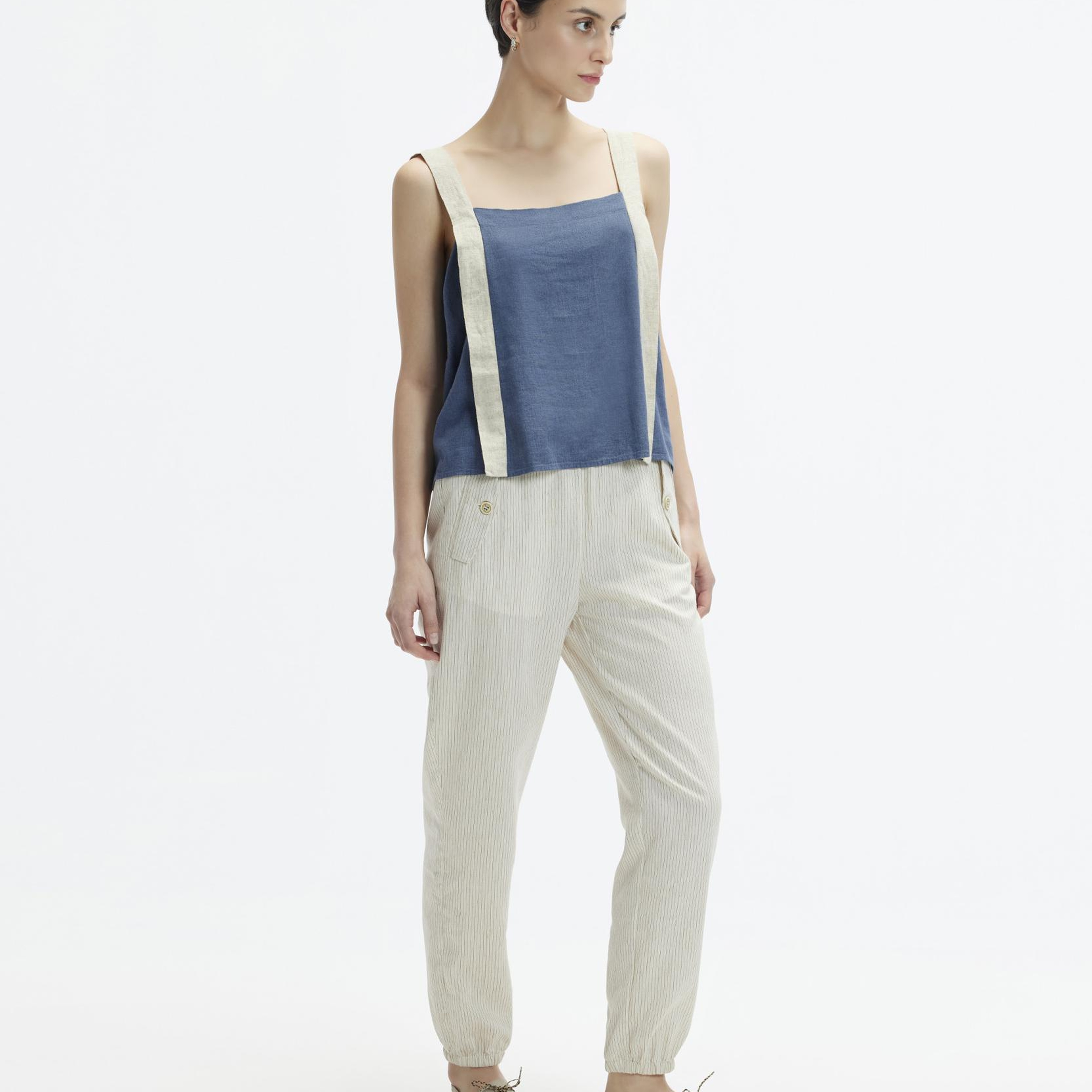 YARGICI Beli Ve Paçası Lastikli Pantolon