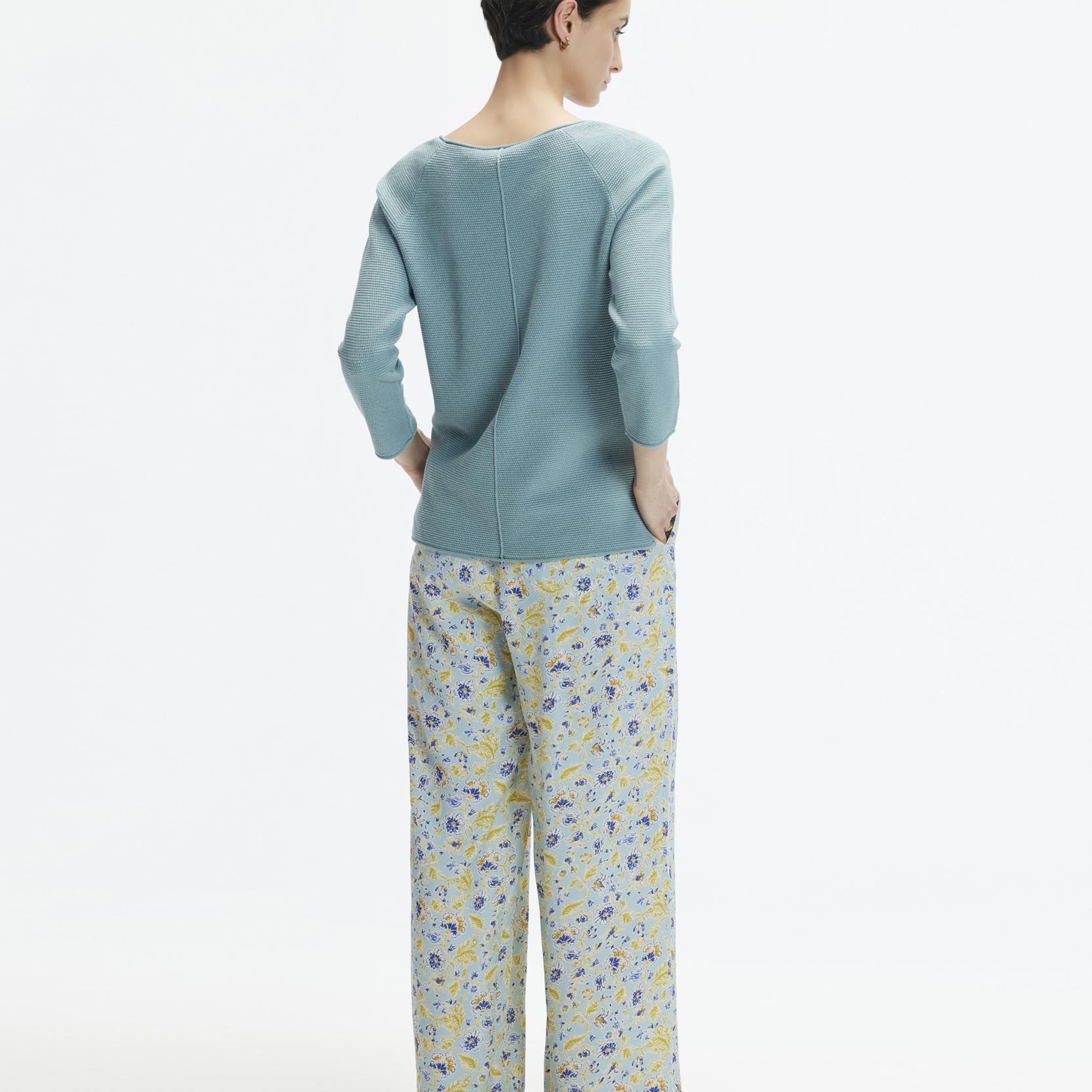 YARGICI Kordon Detaylı Bol Kesim Beli Lastikli Pantolon