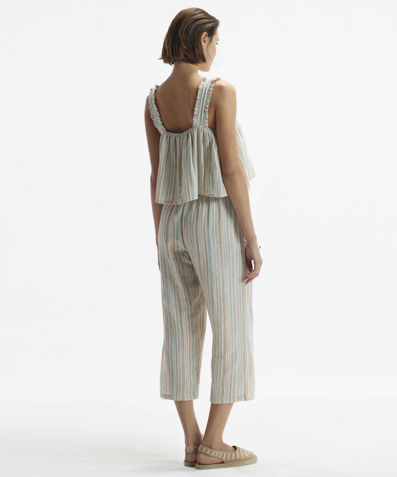 YARGICI Askılı Dökümlü Bluz