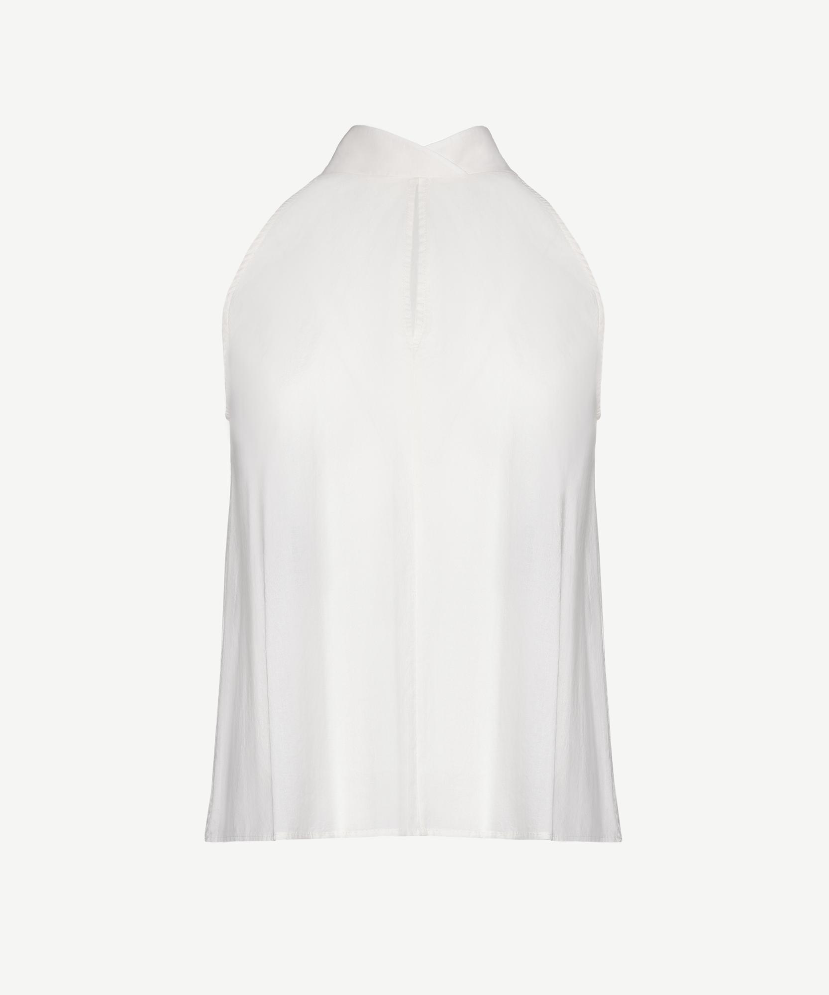 YARGICI Kolsuz Dik Yaka Bağlamalı Bluz