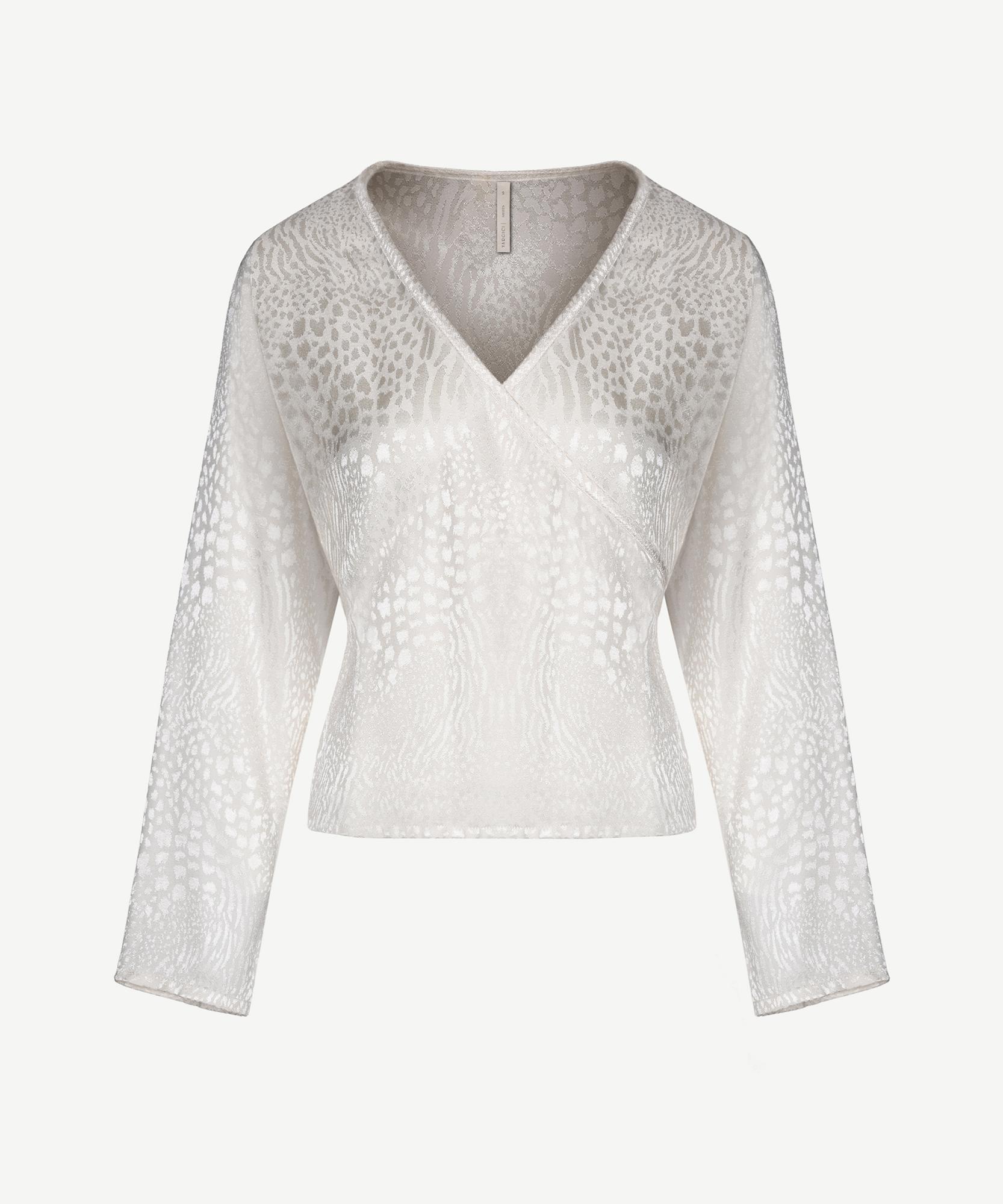 YARGICI Kruvaze Bağlamalı V Yaka Bluz