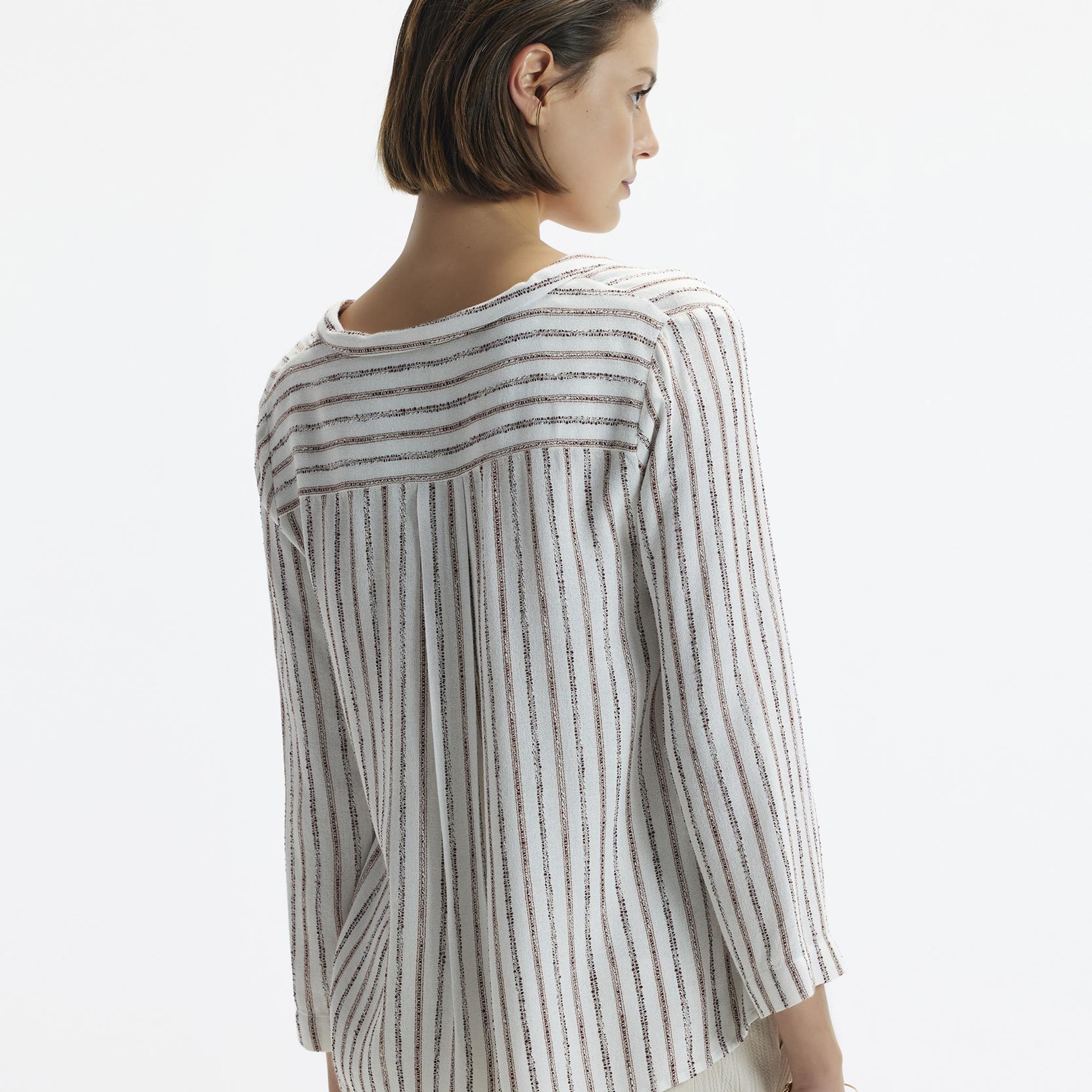 YARGICI Uzun Kollu V Yaka Bluz