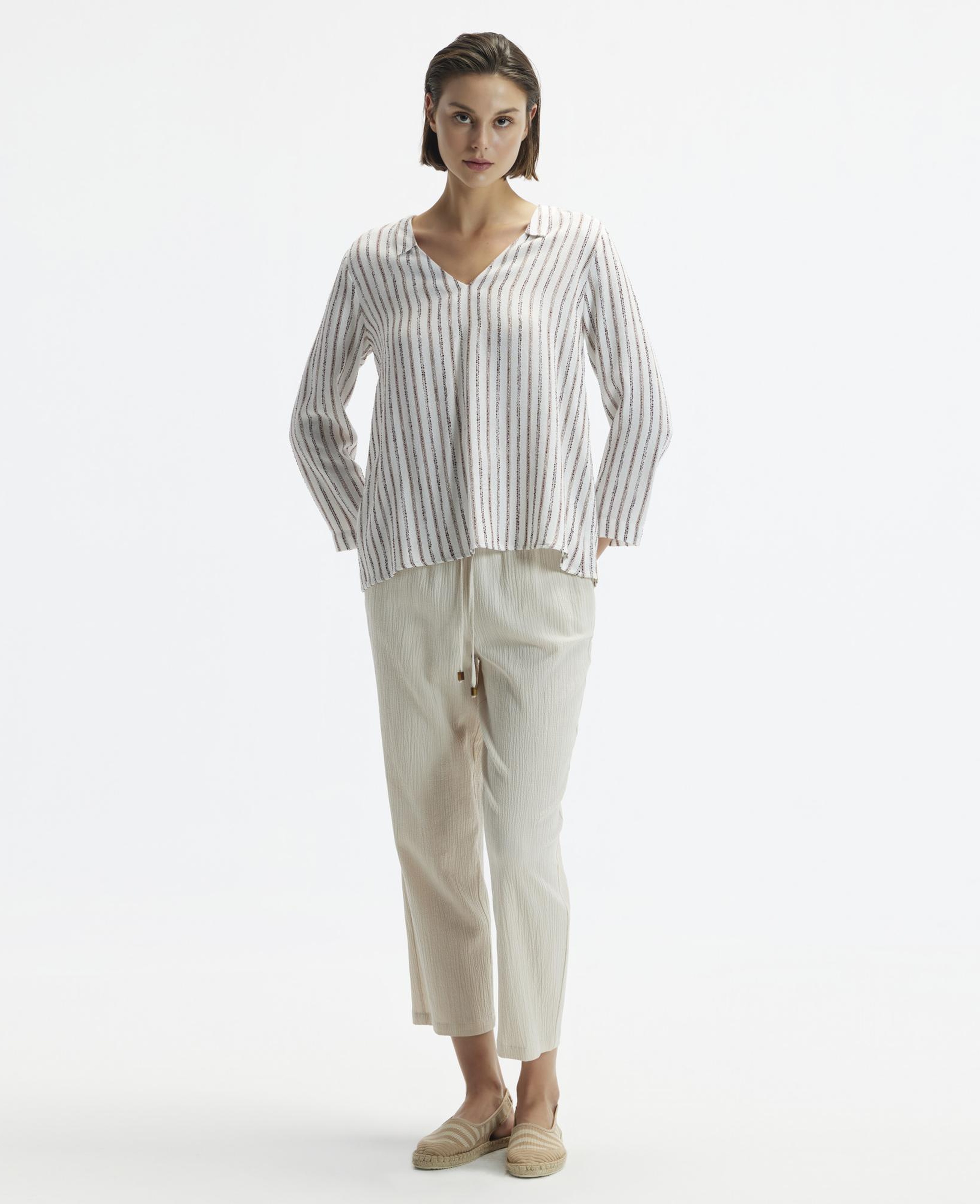 YARGICI Uzun Kollu V Yaka Bluz