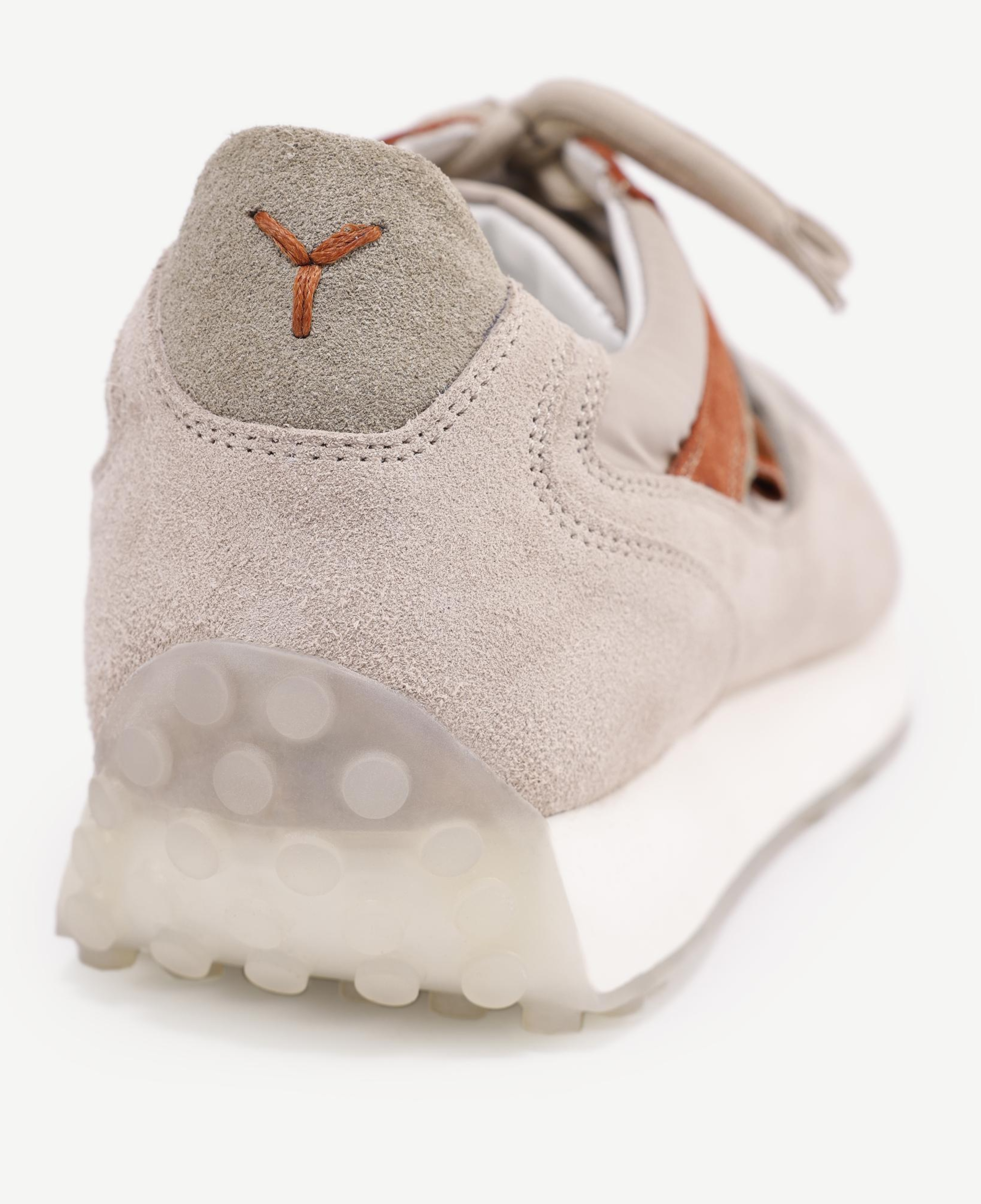 YARGICI Kumaş Detaylı Deri Sneaker