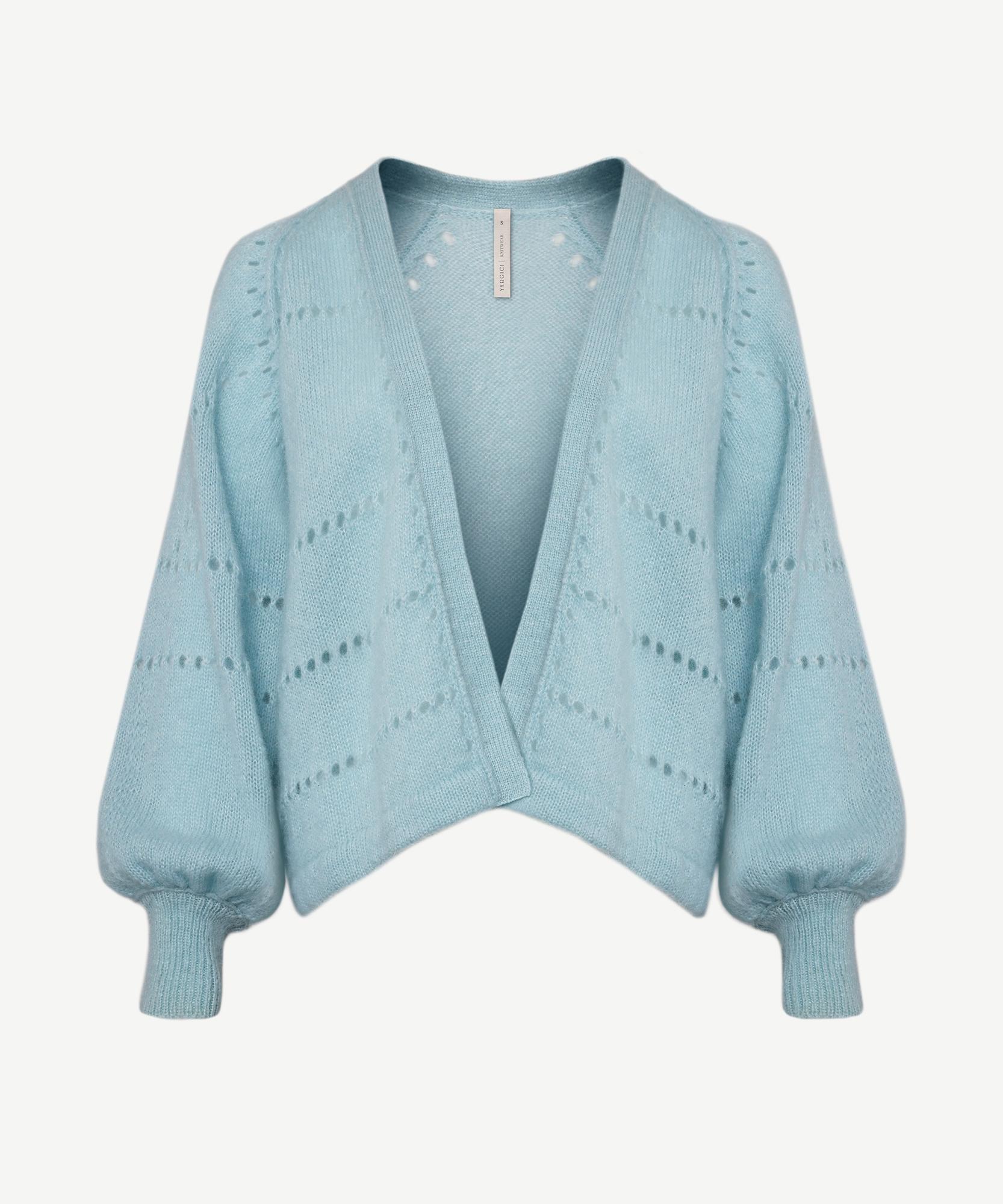 YARGICI V Yaka Kısa Hırka