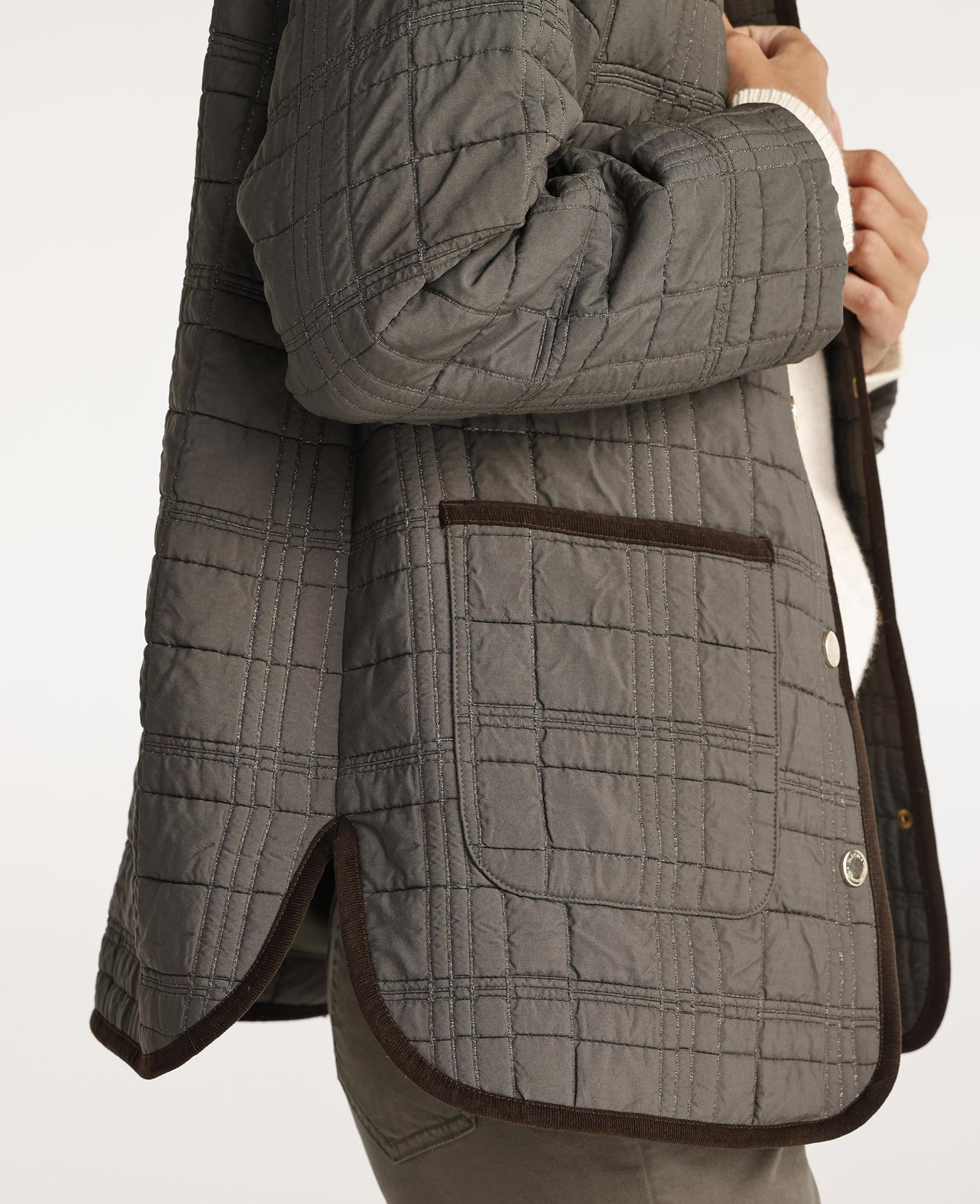 YARGICI Kapitone Detaylı  Mont