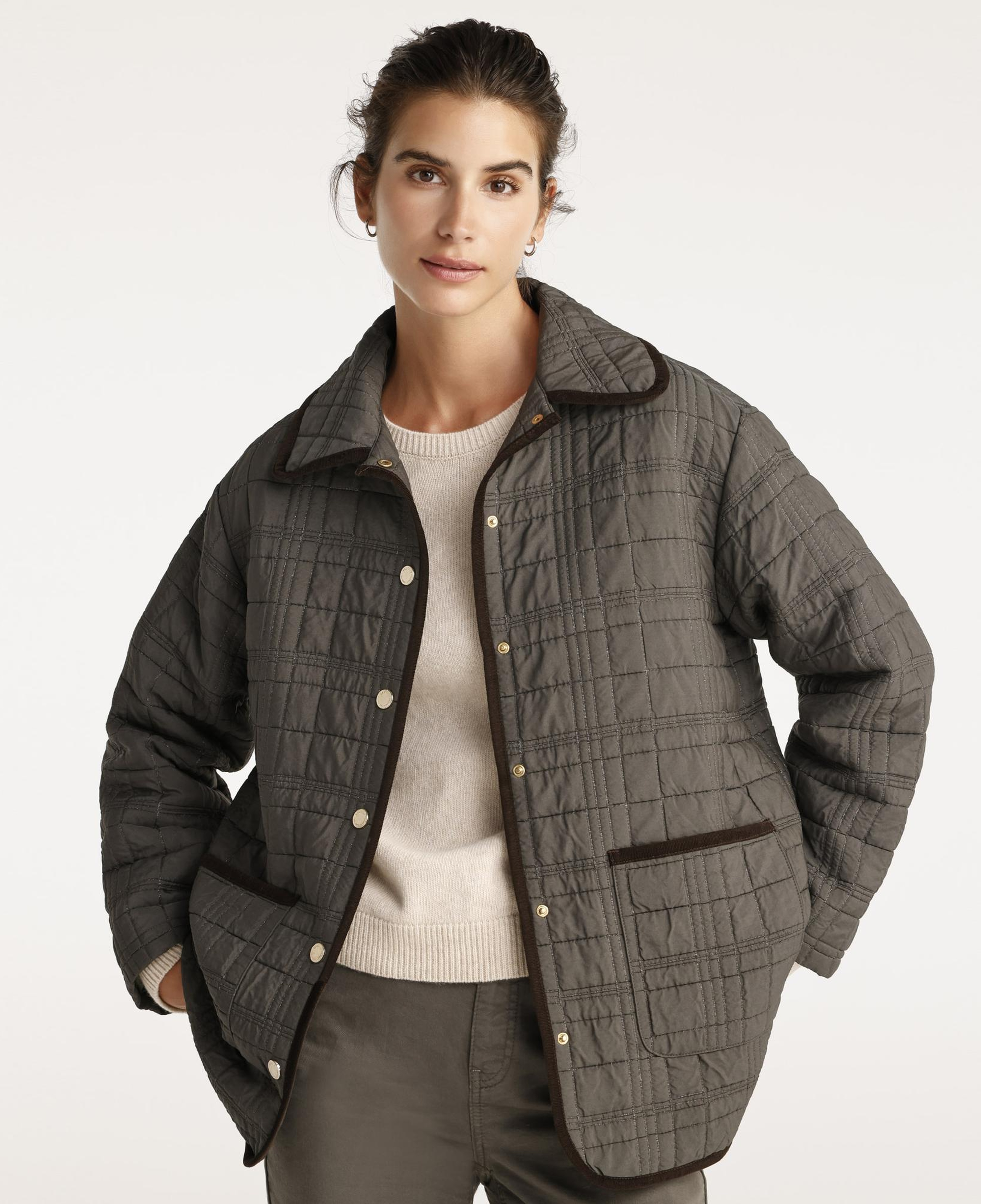 YARGICI Kapitone Detaylı  Mont