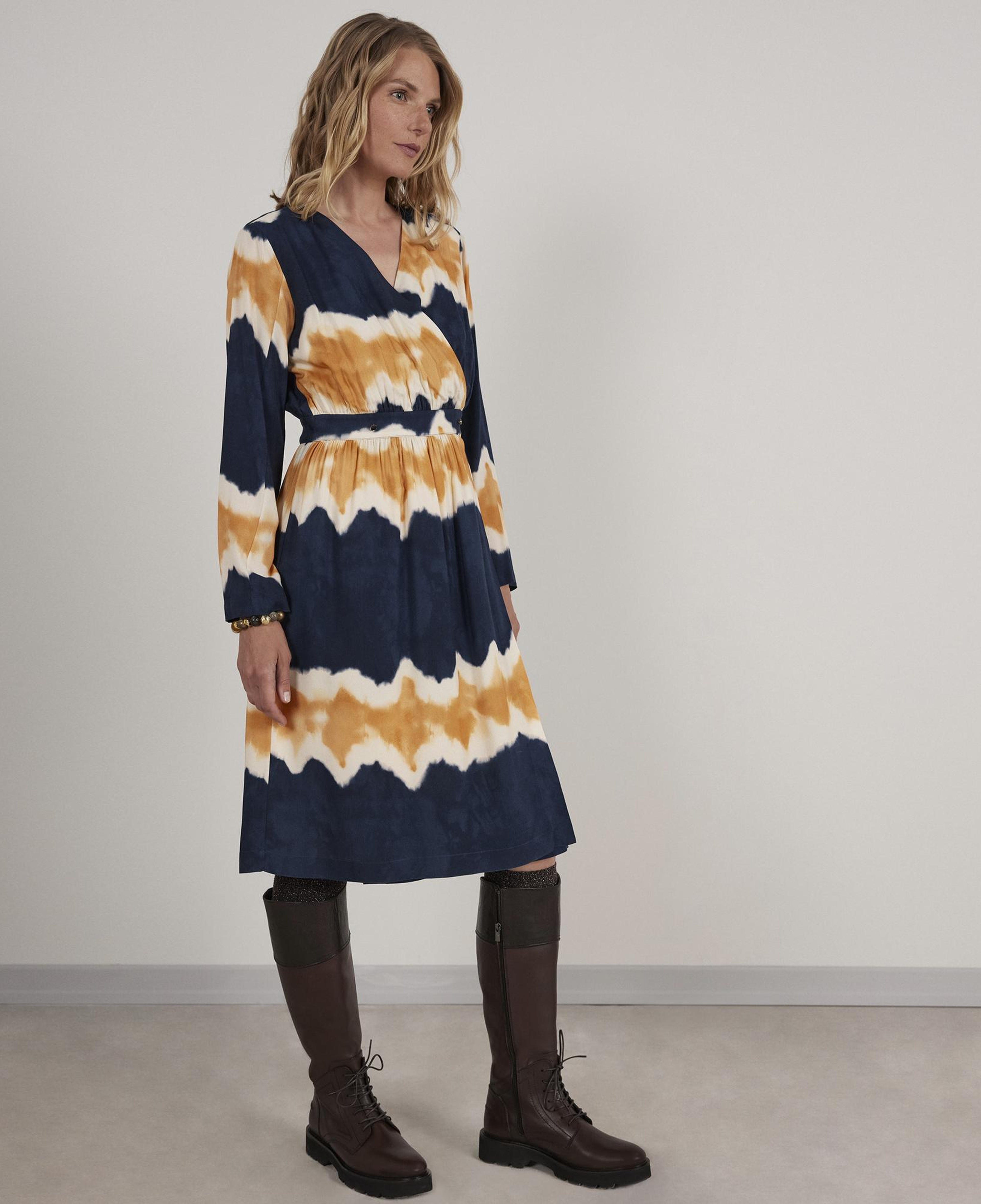 YARGICI V Yaka Elbise