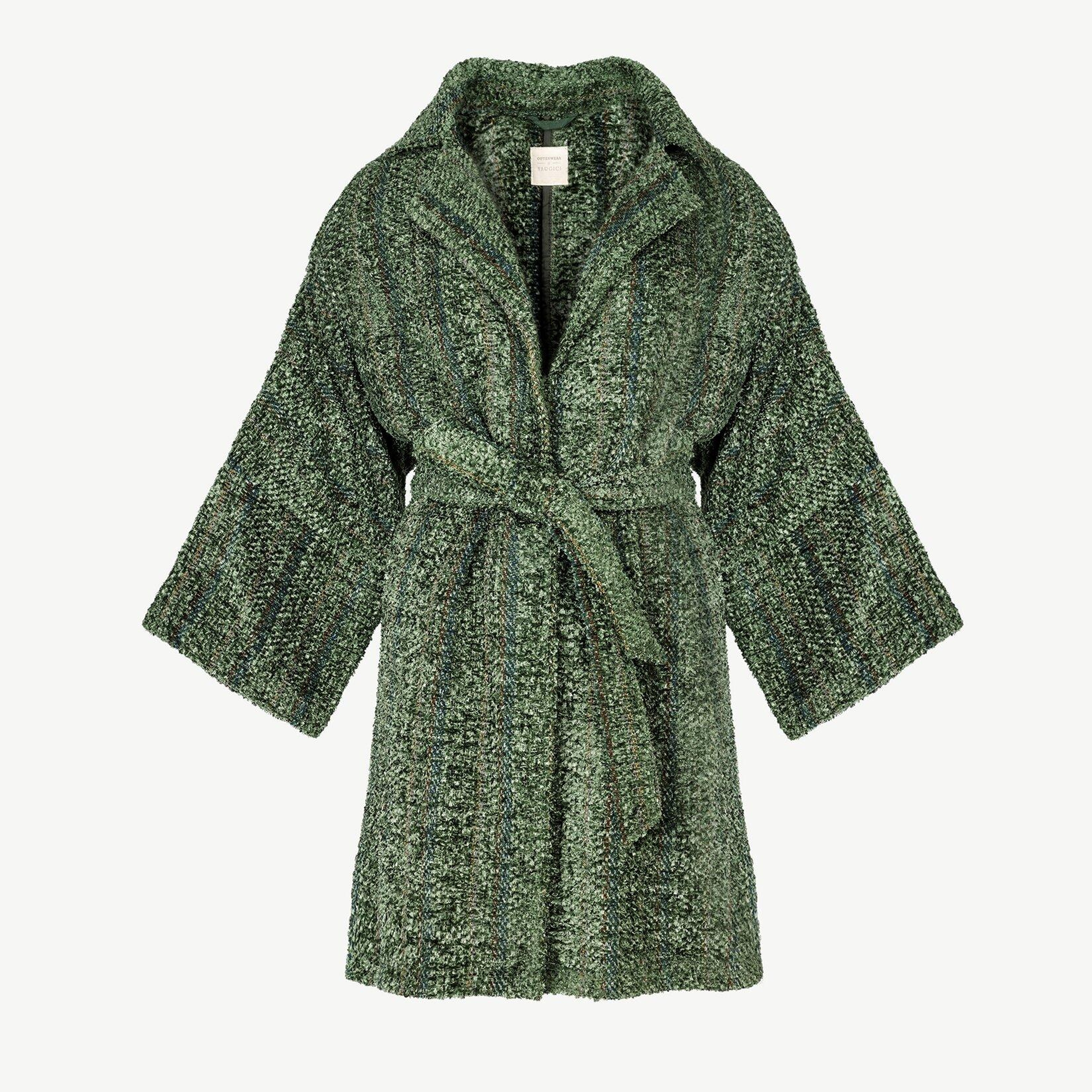 YARGICI Triko Garnili Pardösü