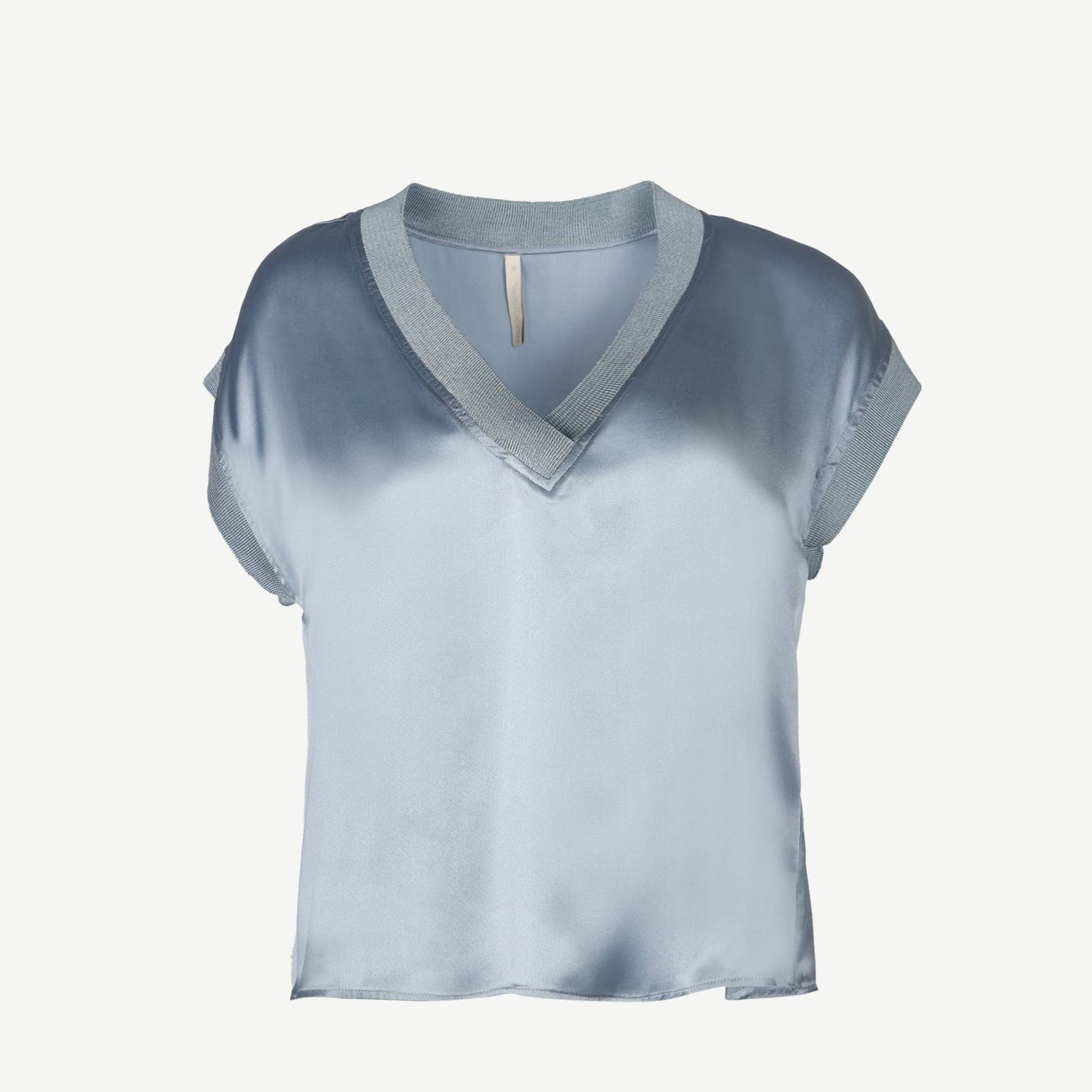 YARGICI V Yakalı Bluz