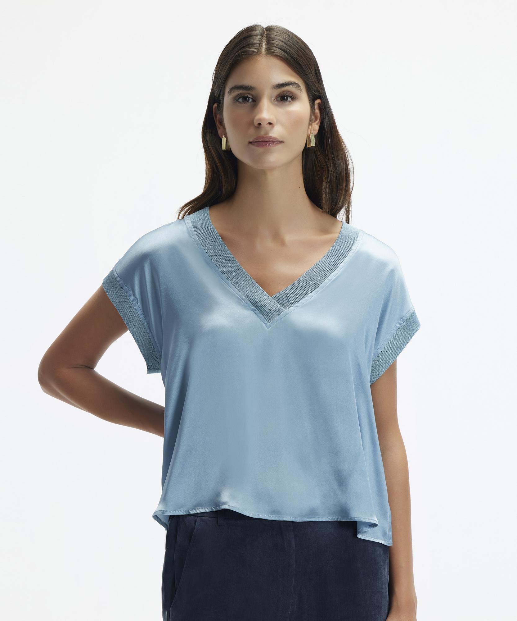 YARGICI V Yakalı Bluz