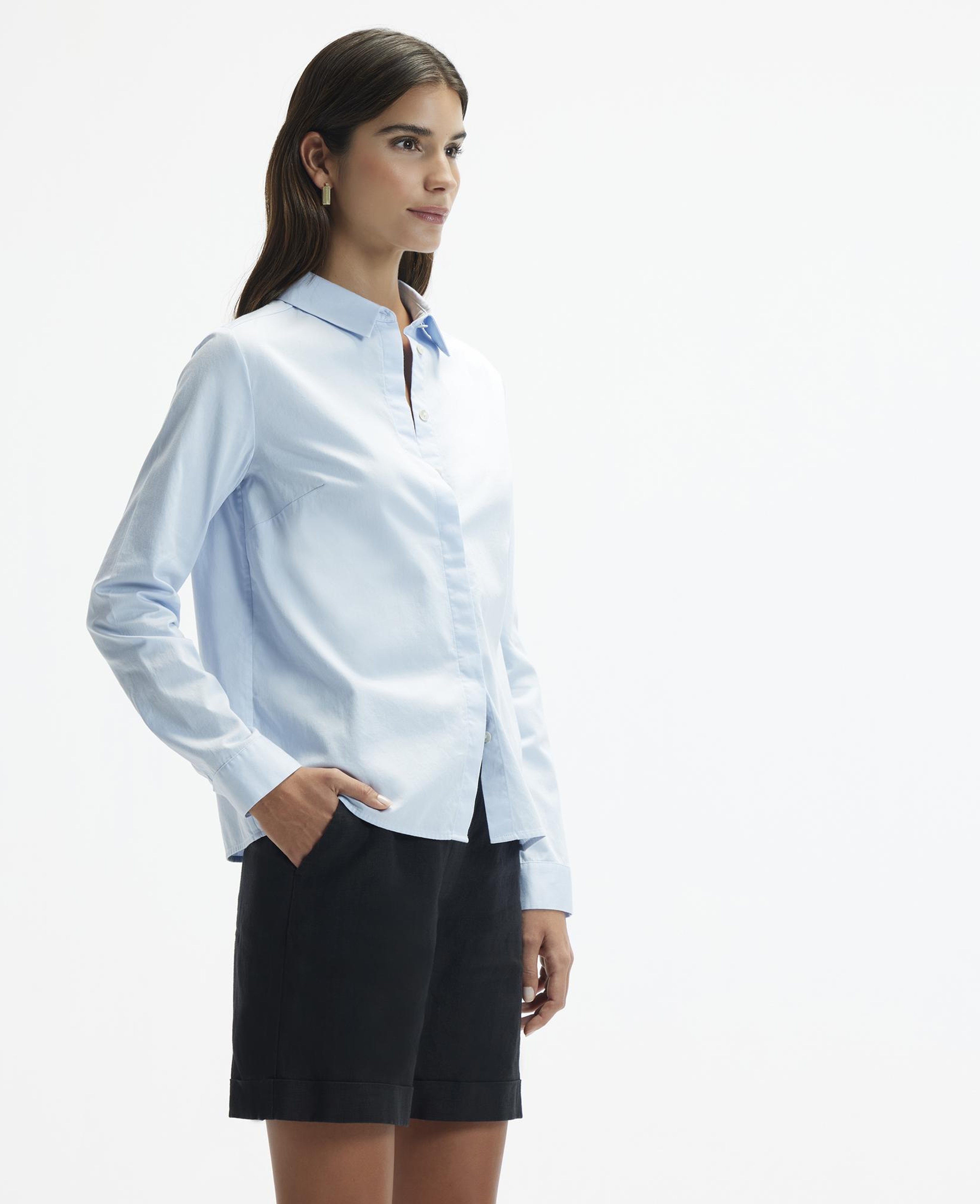 YARGICI Uzun Kollu Düz Kesim Gömlek