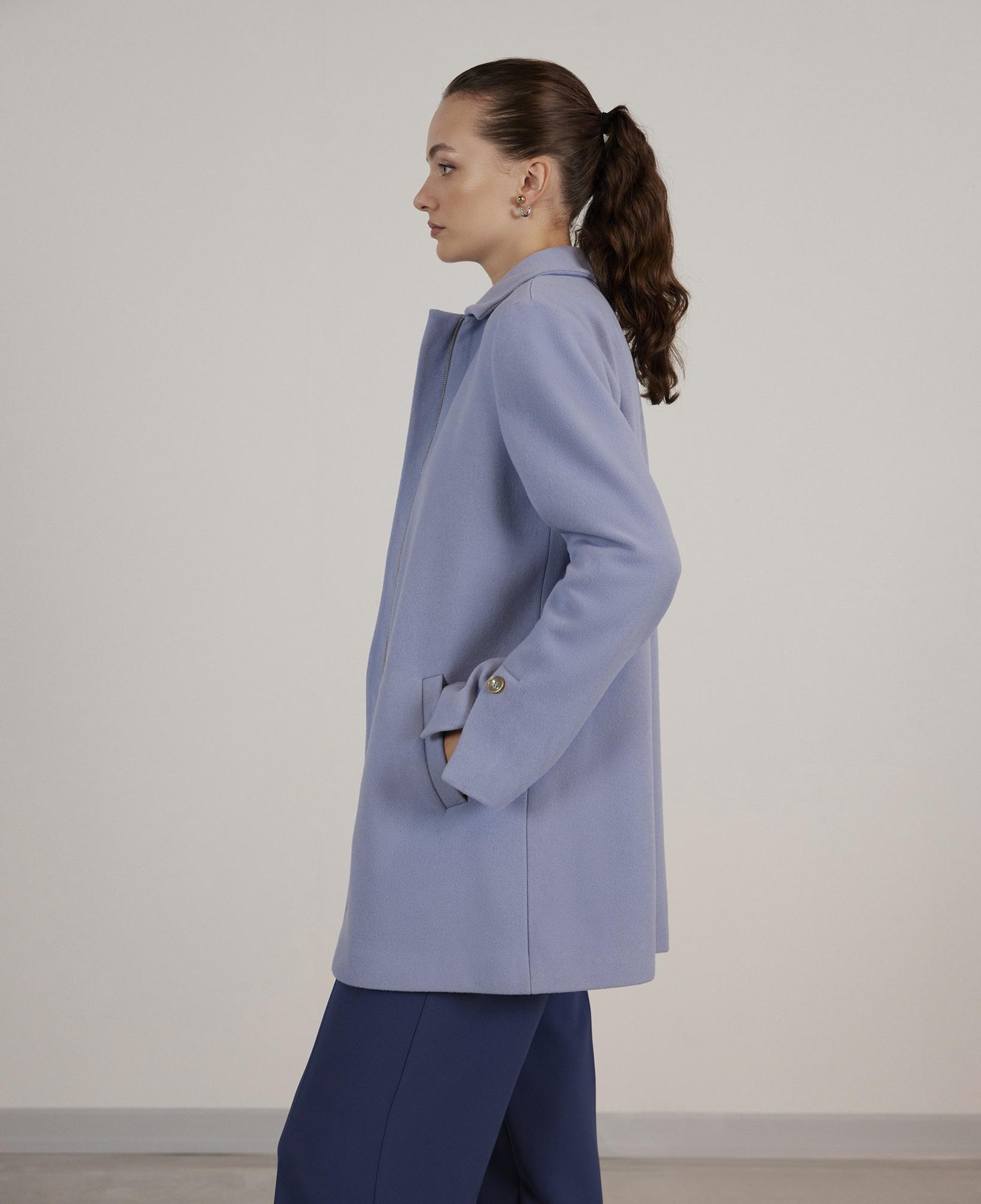 YARGICI Fermuar Detaylı Palto