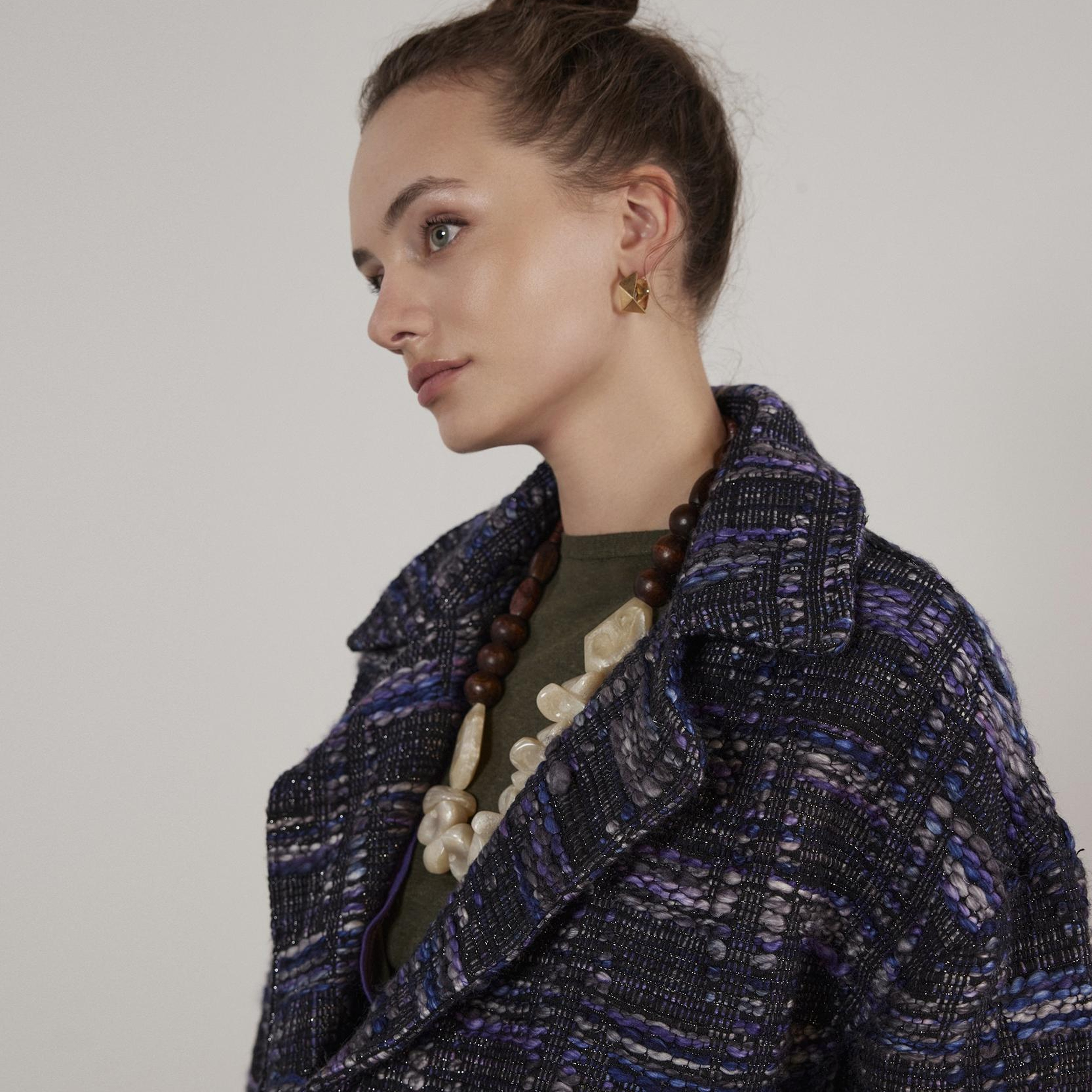 YARGICI Geniş Yaka Palto