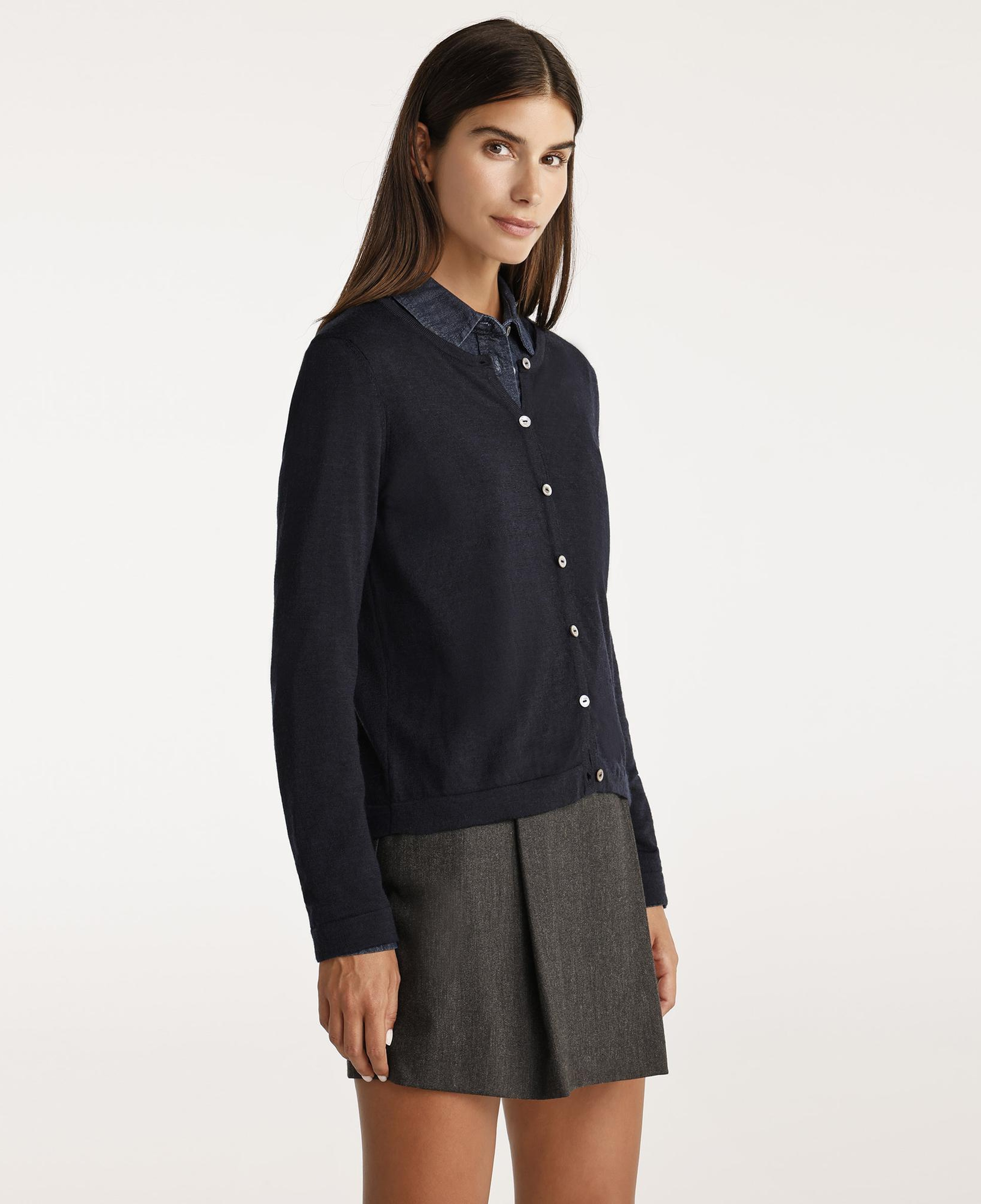 YARGICI Bisiklet Yakalı Hırka