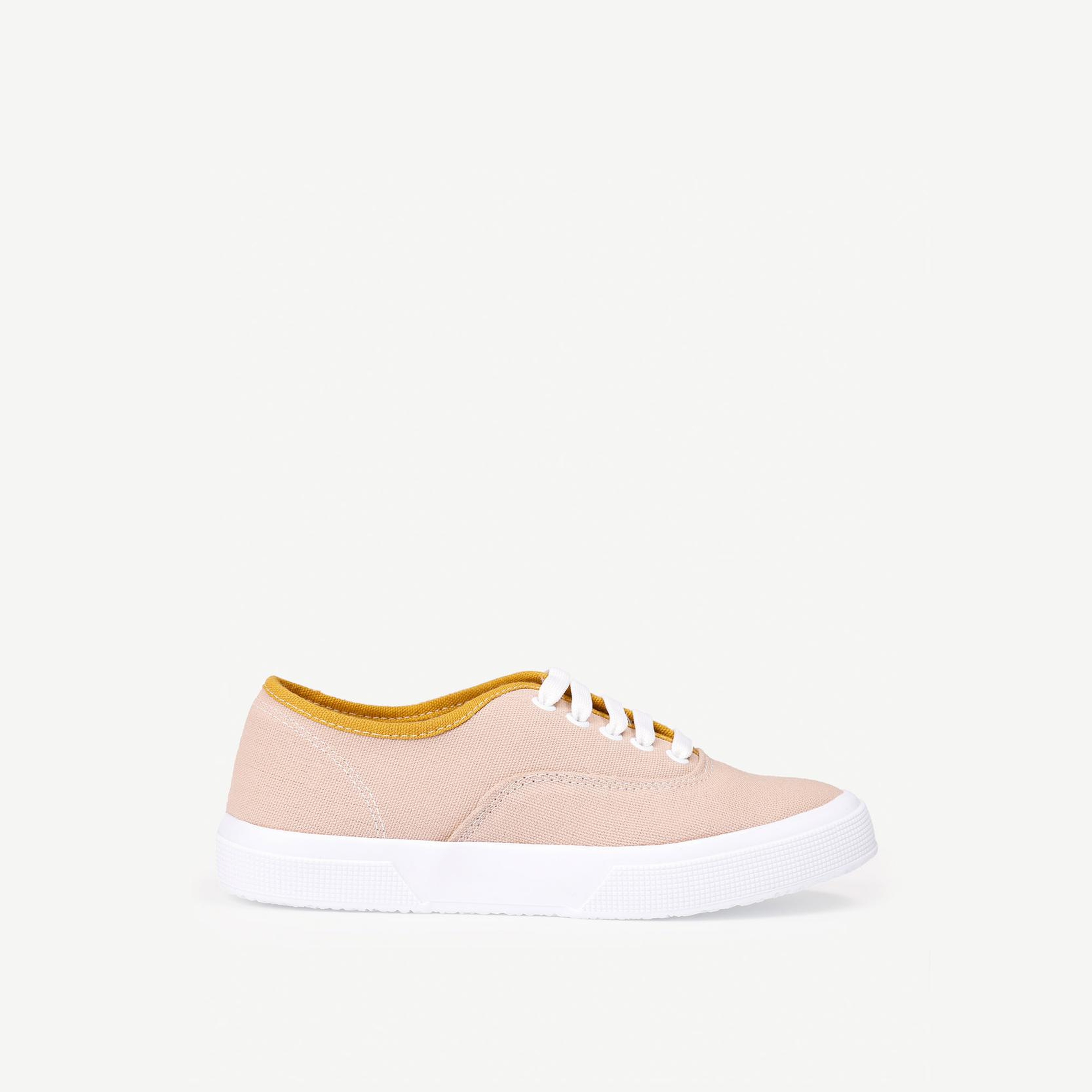 YARGICI Düz Renk Kumaş Sneaker