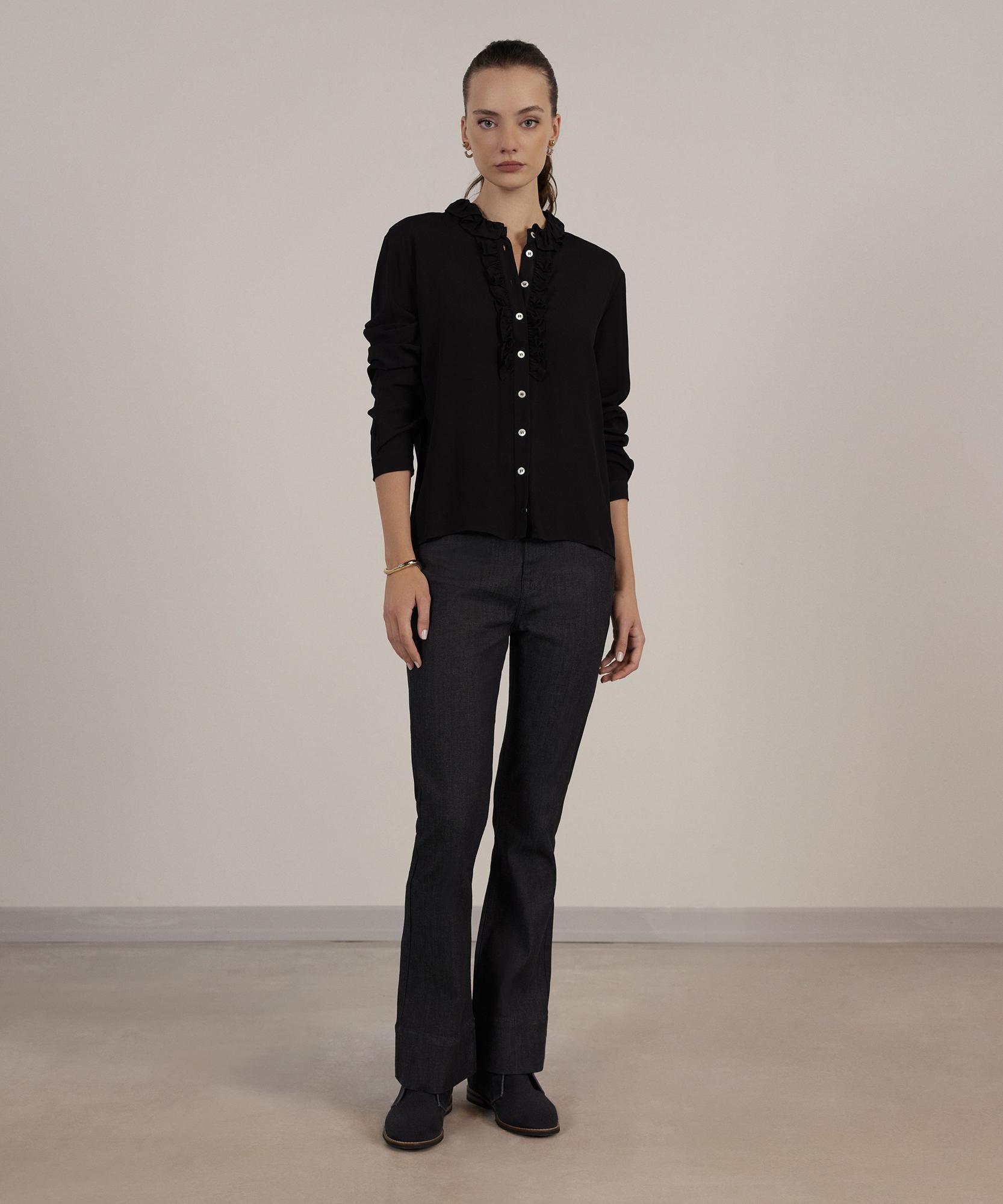 YARGICI Bisiklet Yaka Gömlek