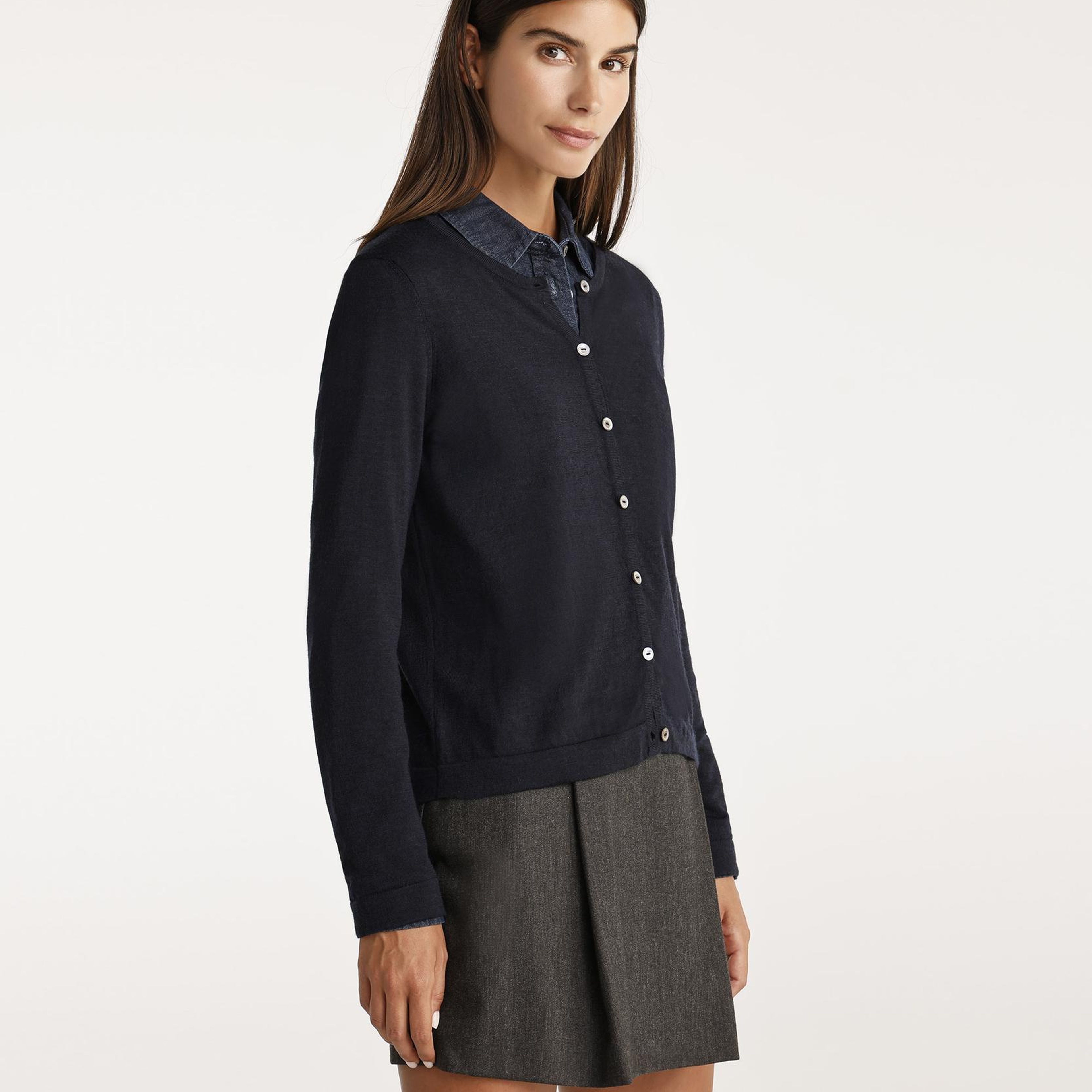 YARGICI Bisiklet Yakalı Hırka